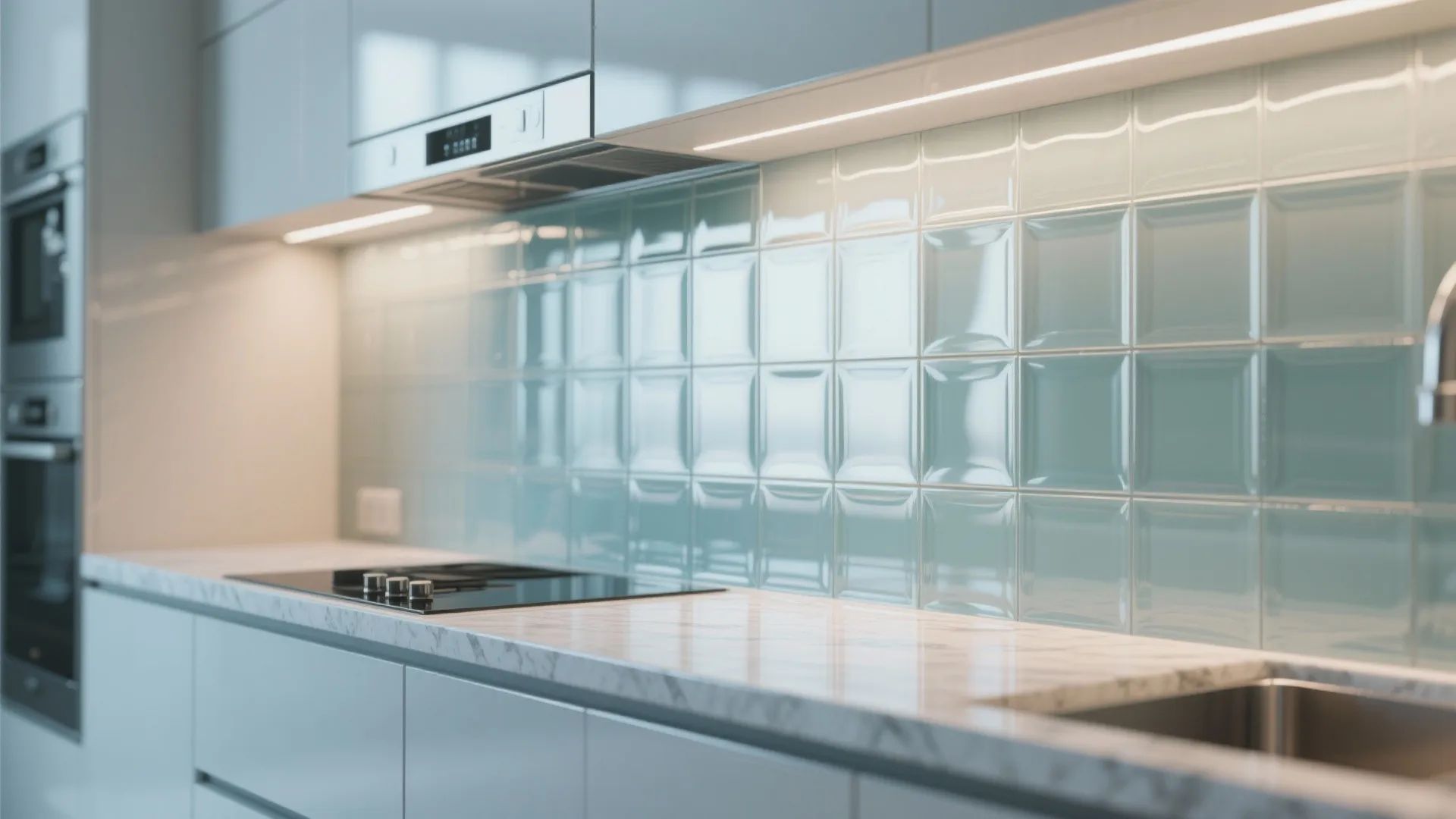 Glass Backsplash Brightness