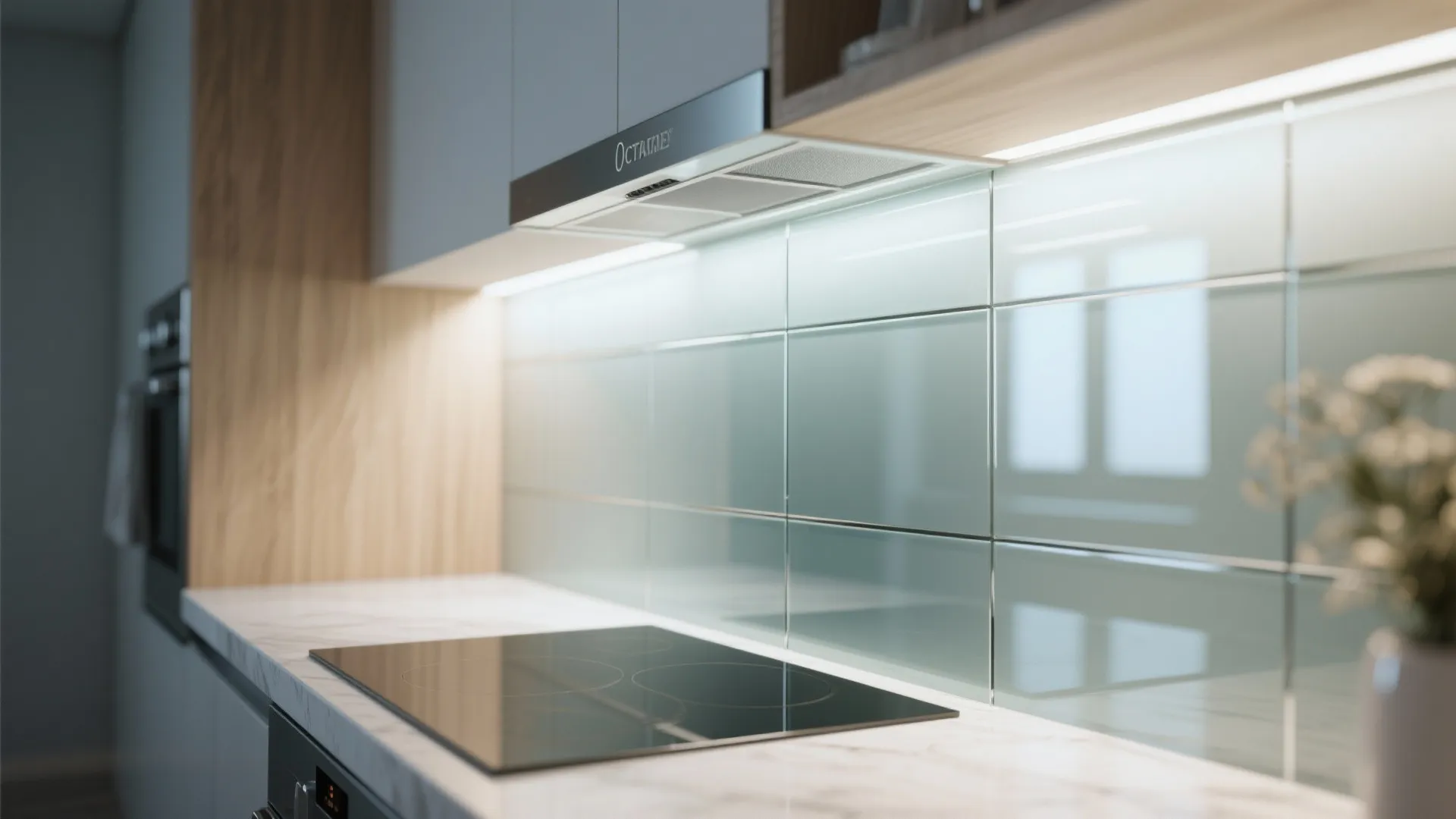 Glass Backsplash Brightness