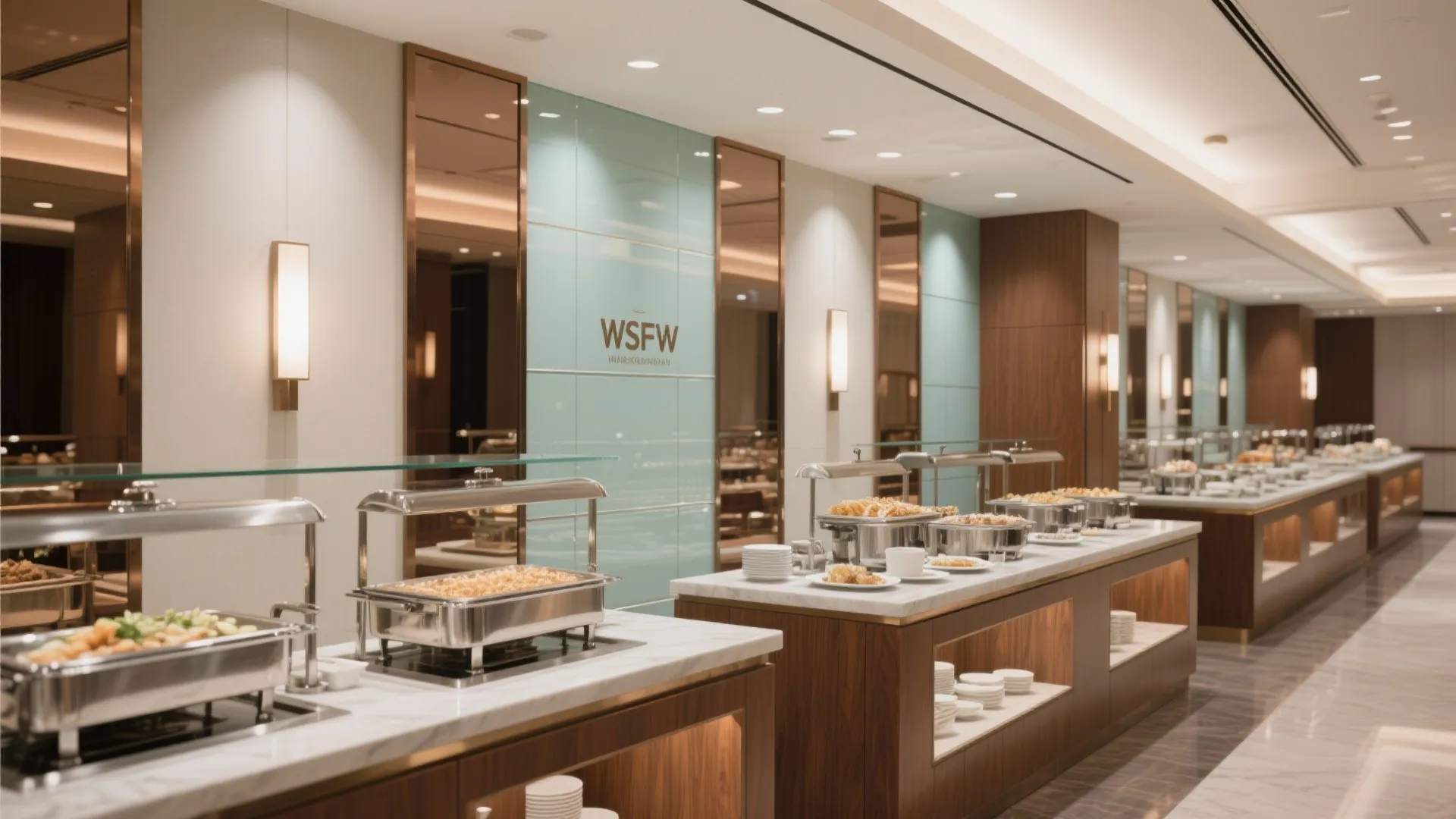 Glass backsplashes and reflective accents for depth