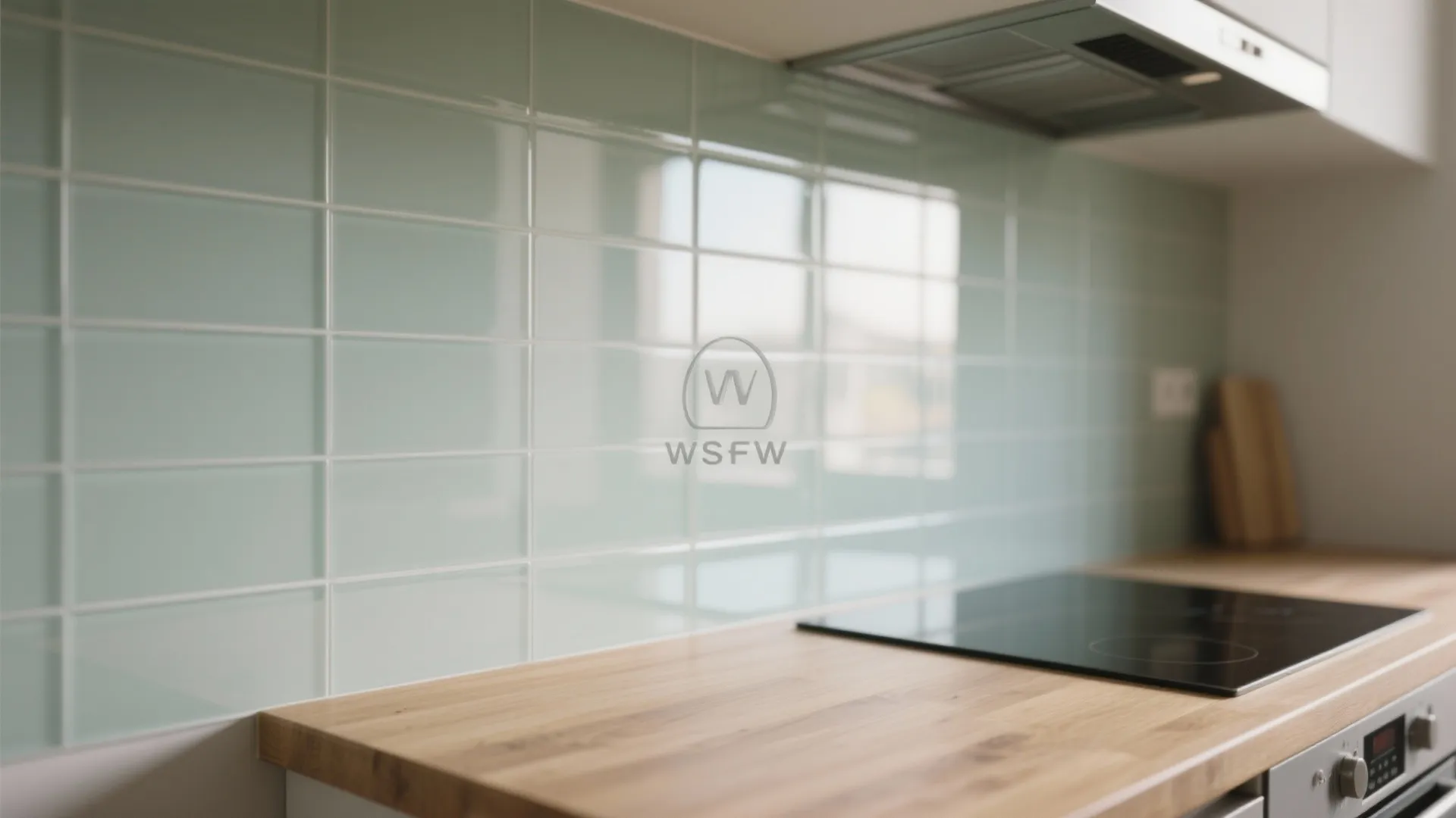 Glass Backsplash for Openness