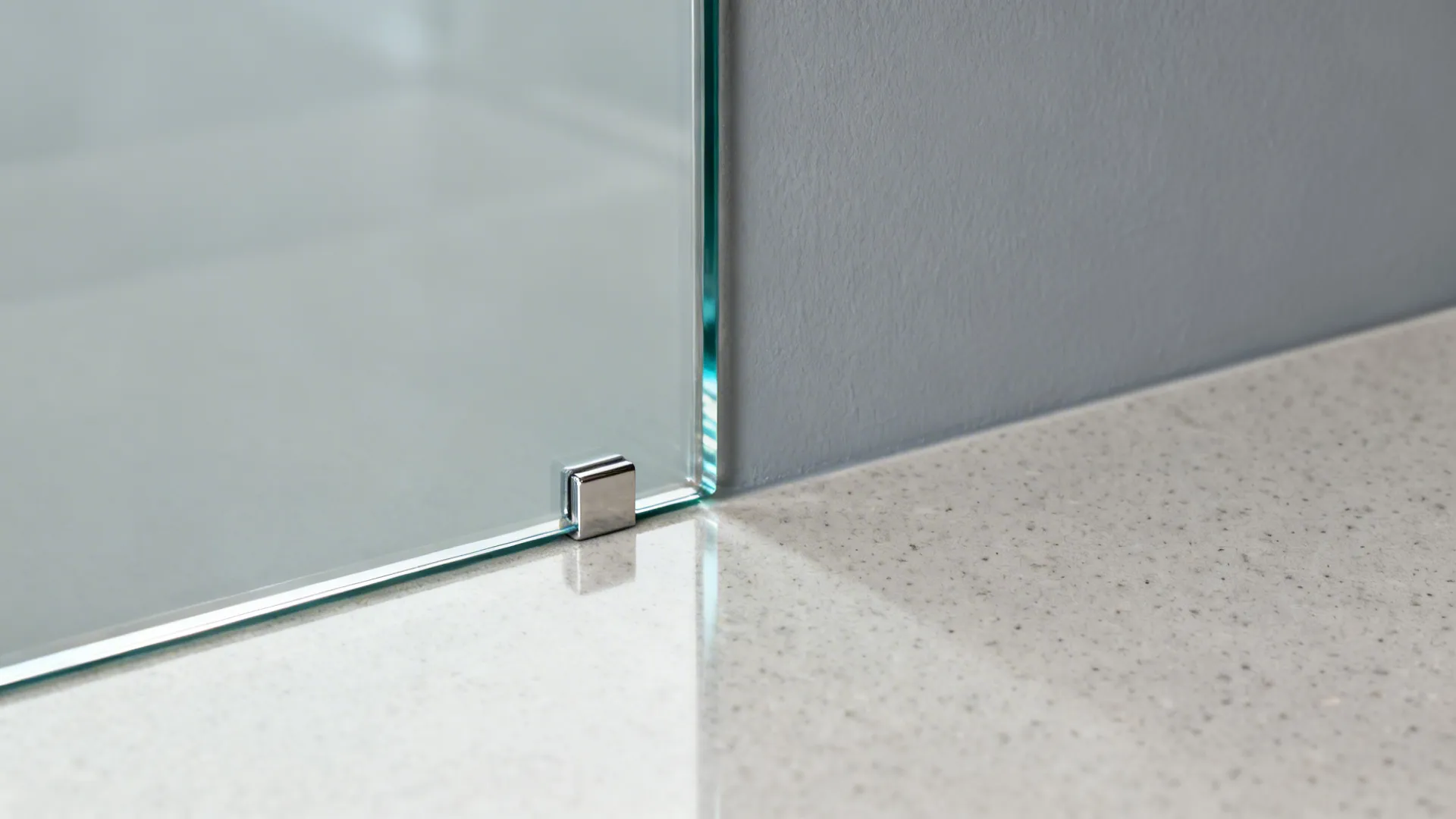 Glass Backsplash for a Lighter Feel