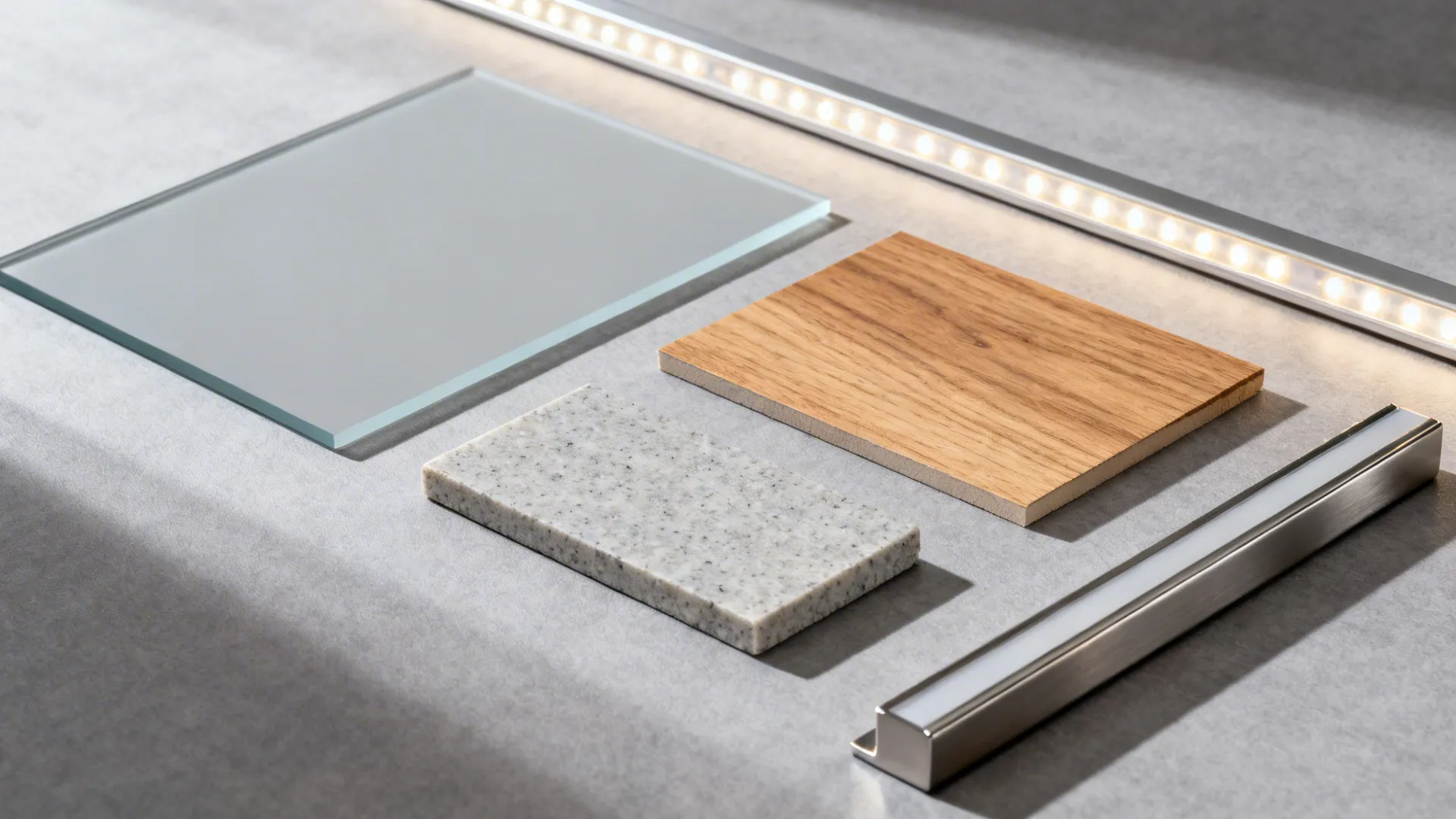 Glass Backsplash for Brightness and Depth