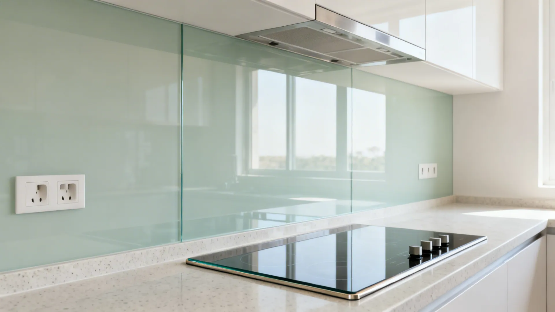 Glass Backsplashes for Clarity and Cleaning
