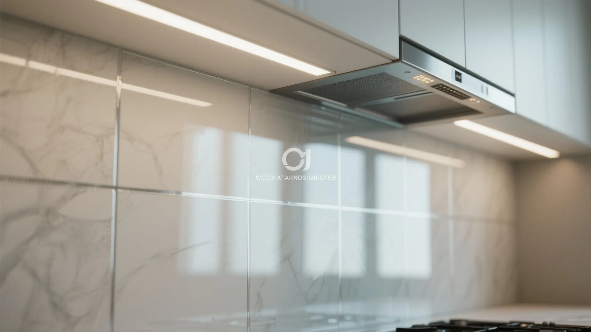 Glass Backsplash for a Brighter Kitchen