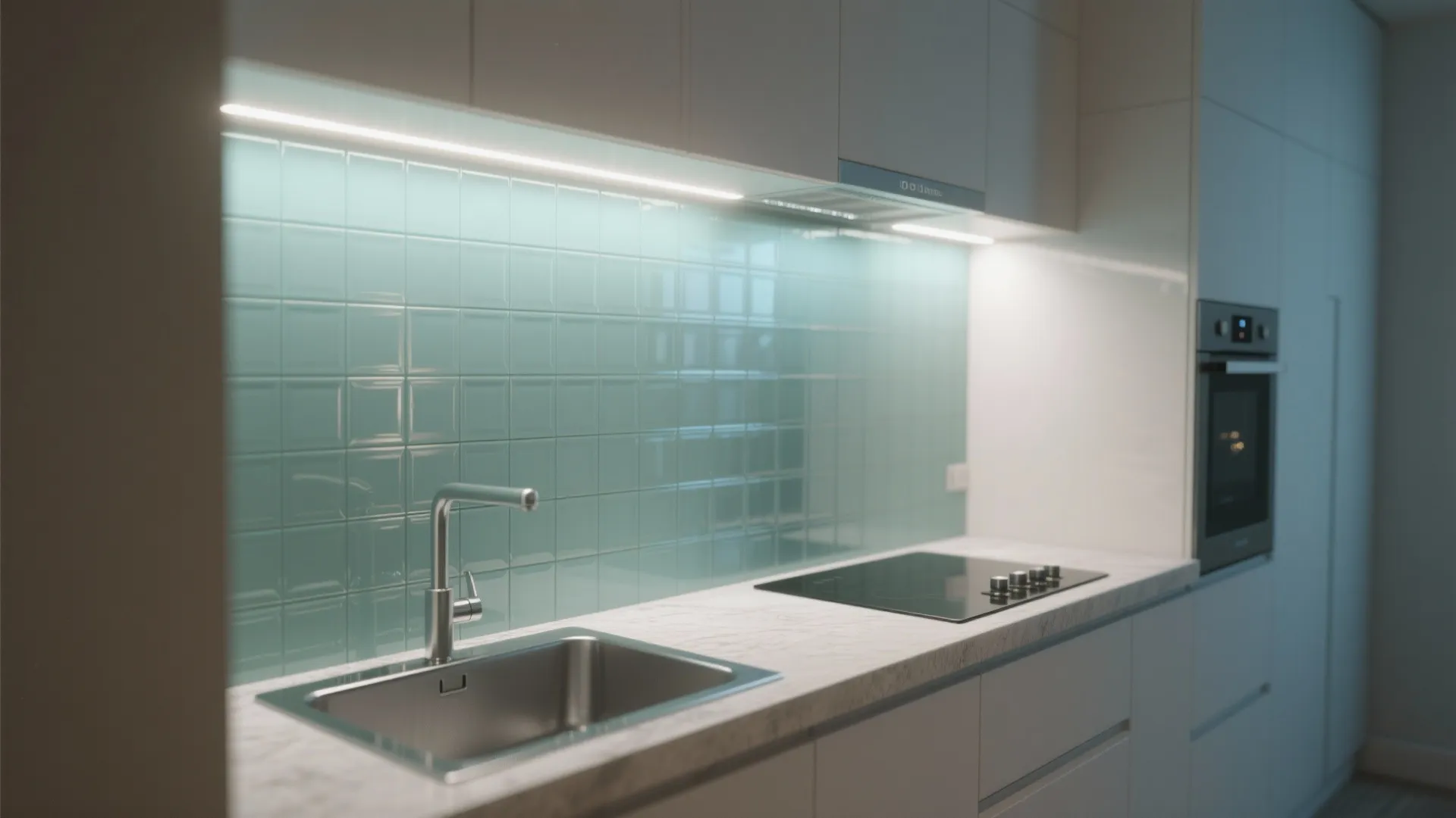Glass Backsplash Illumination