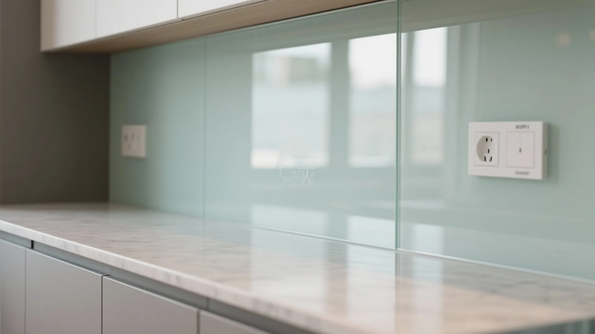 Glass Backsplash Transparency