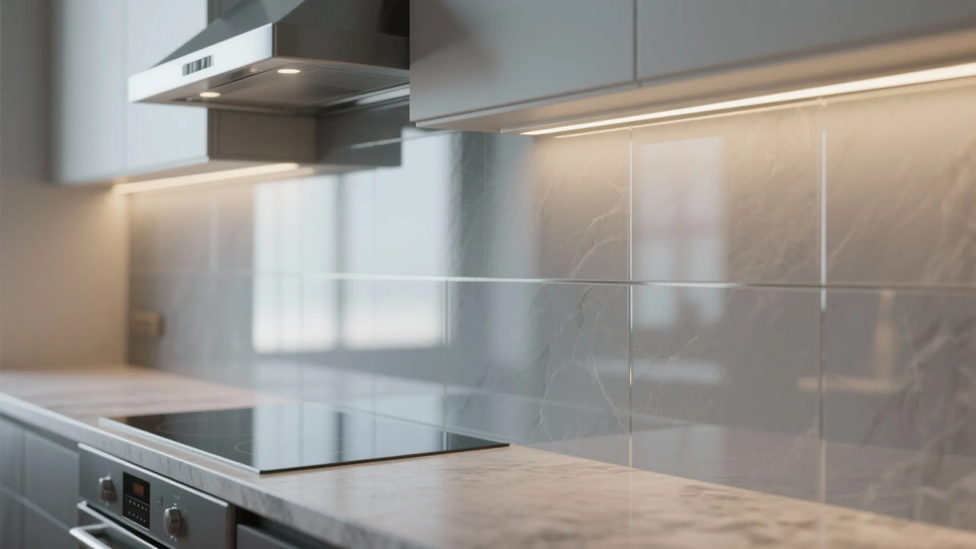 Glass Backsplash for Light