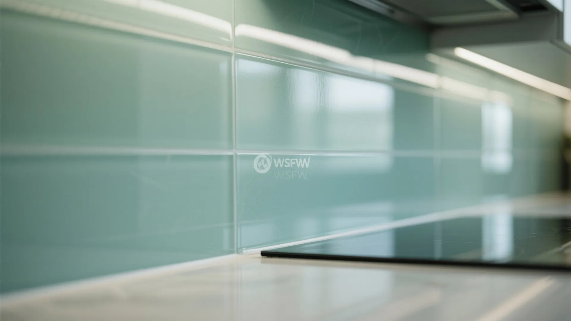 The Airy Magic of a Glass Backsplash