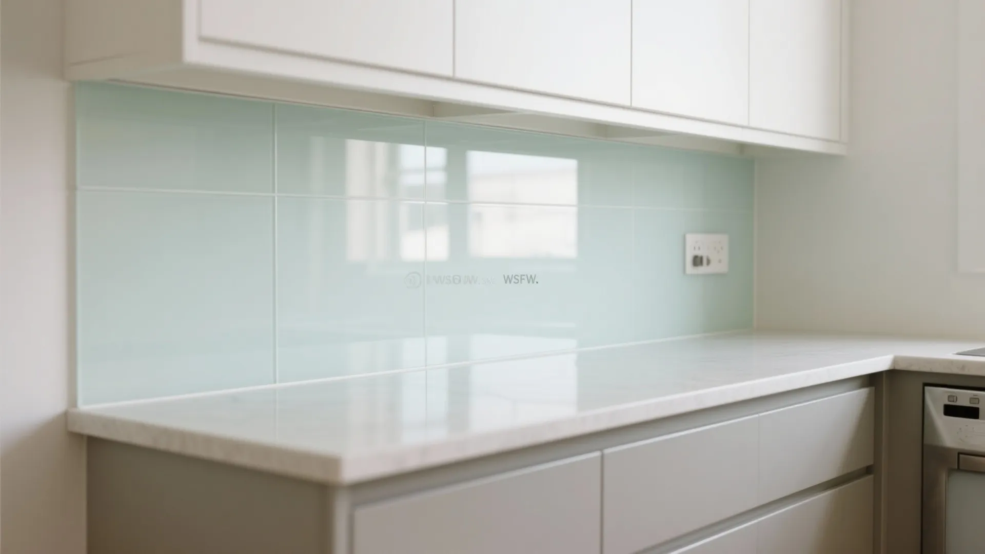 The Airy Power of a Glass Backsplash