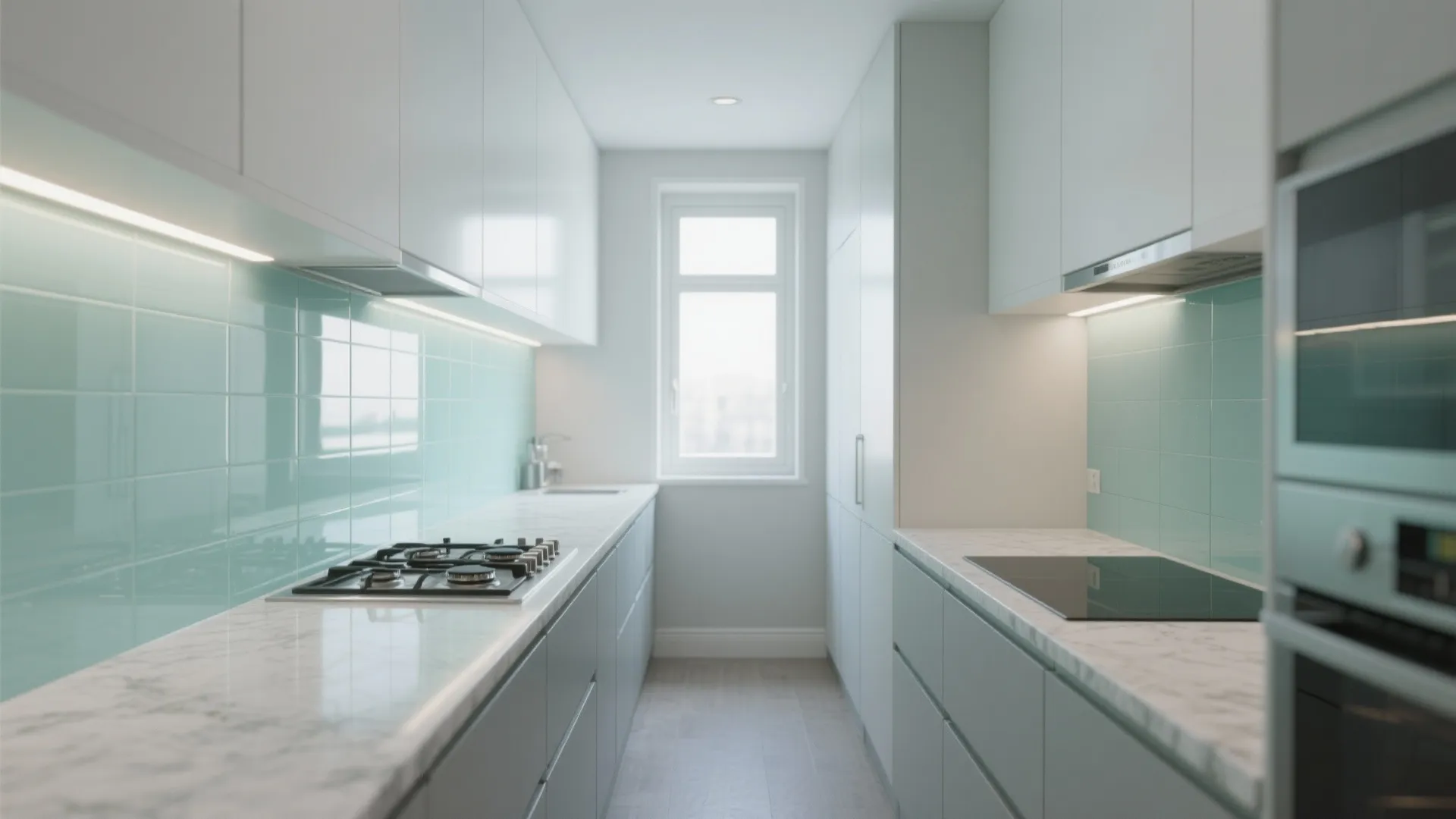 The Clear Light of a Glass Backsplash