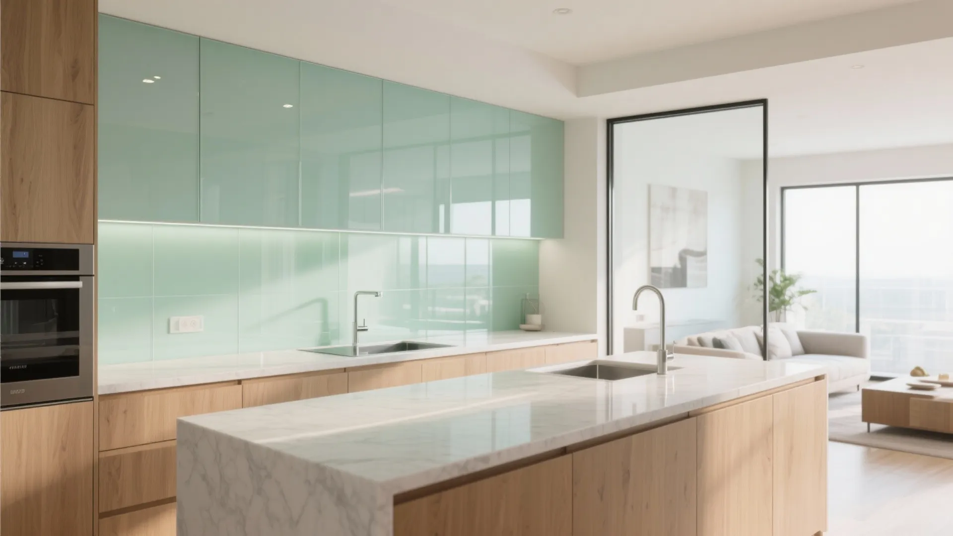 Transparent elements for light and depth