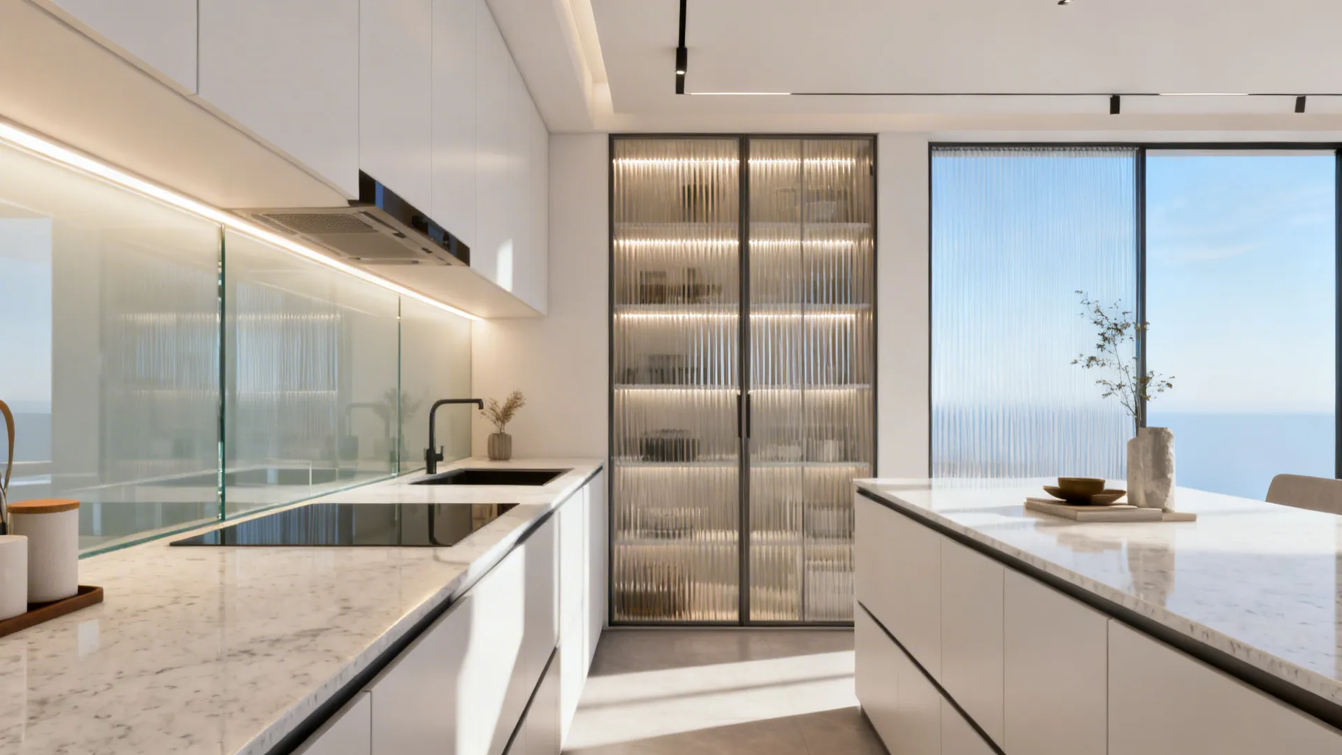 Glass and Light: Backsplashes, Doors, and Reflection