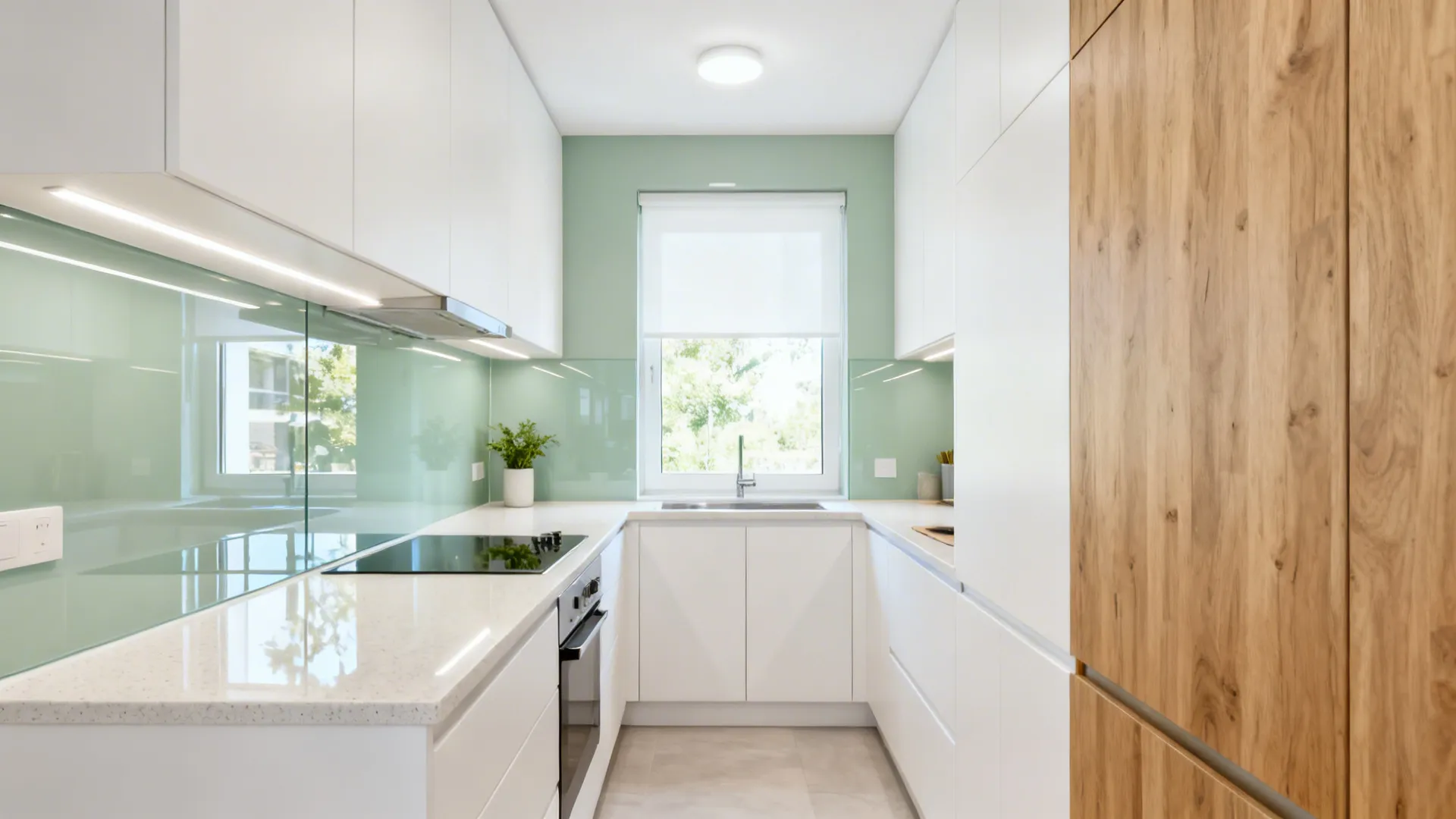 Glass Backsplashes for Light and Depth