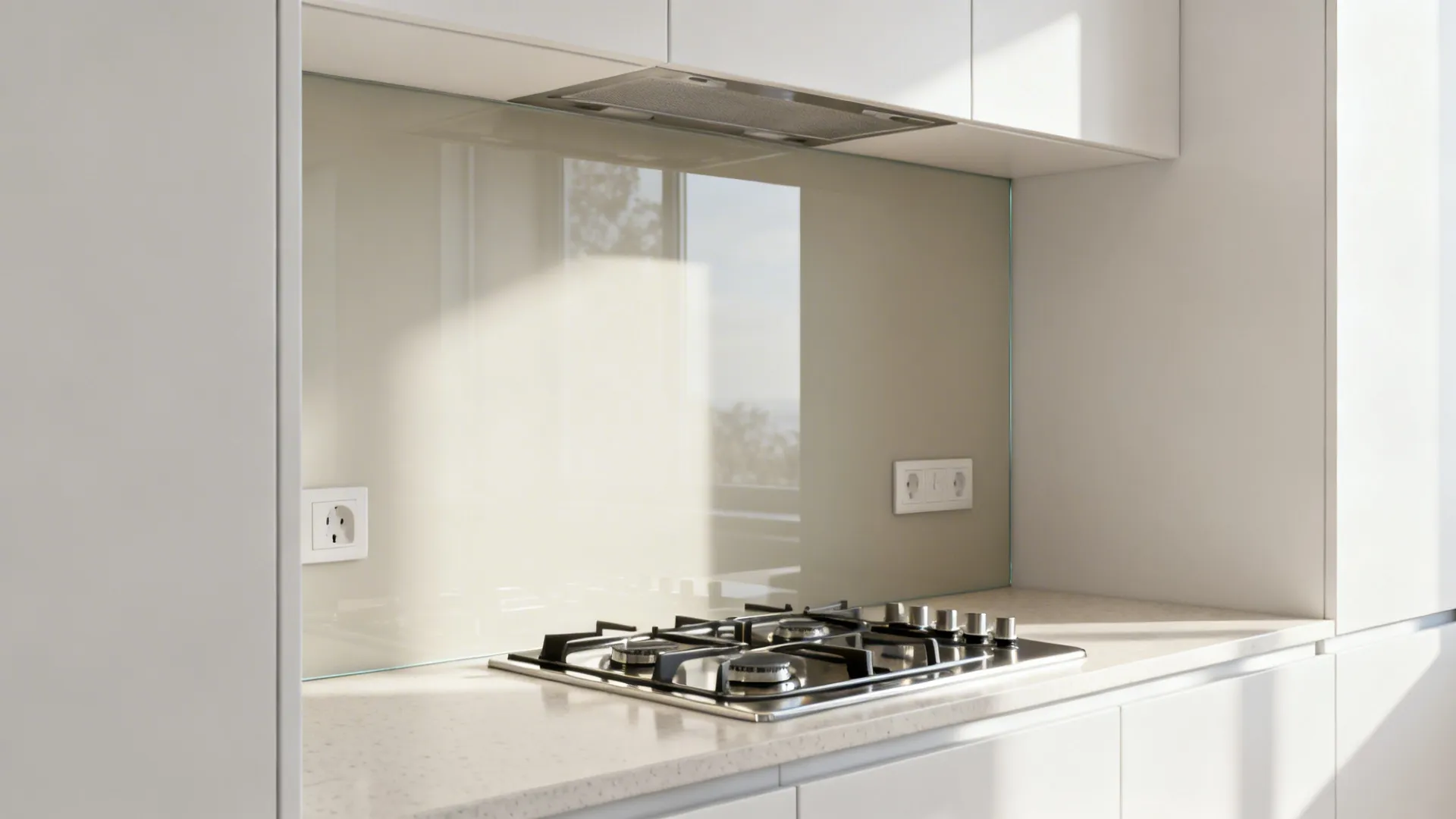 Glass Sheet Backsplash for Seamless Shine