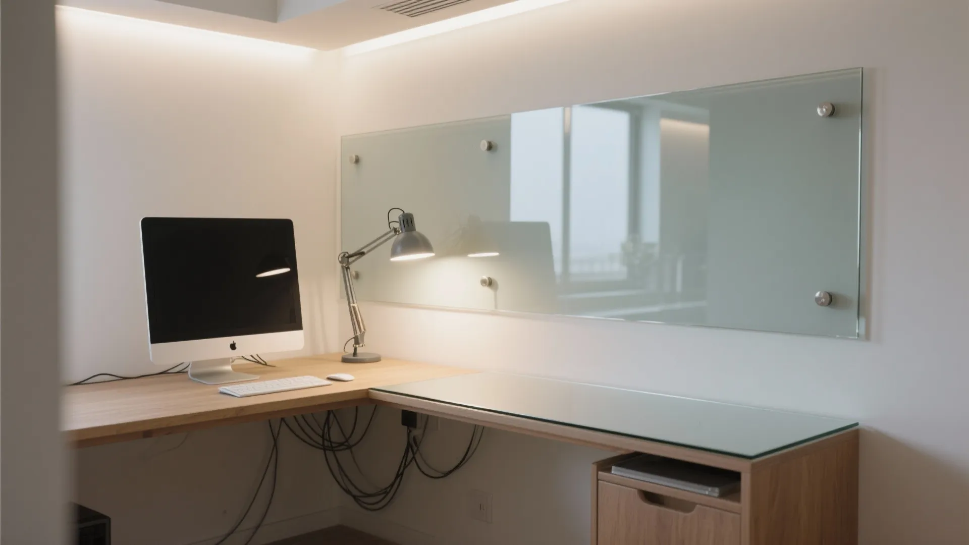 Glass Backsplash and Light Bounce