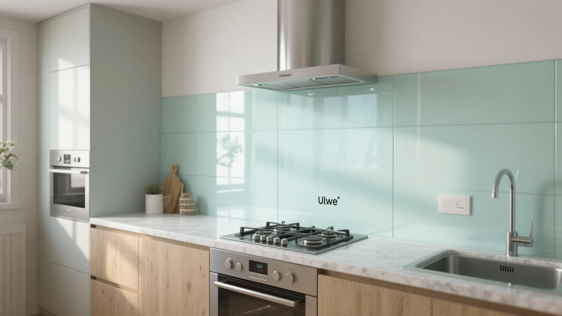 The Lightness of a Glass Backsplash