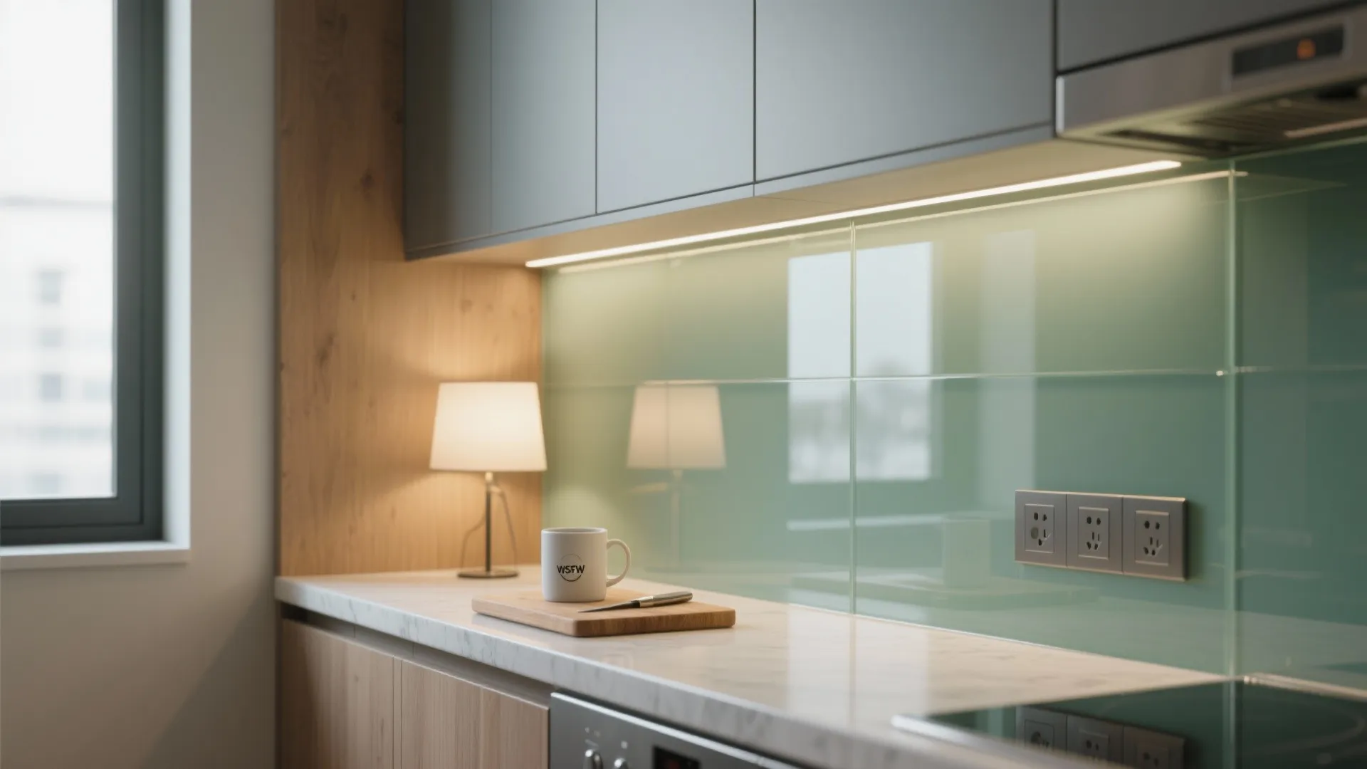 Glass Backsplash Transparency