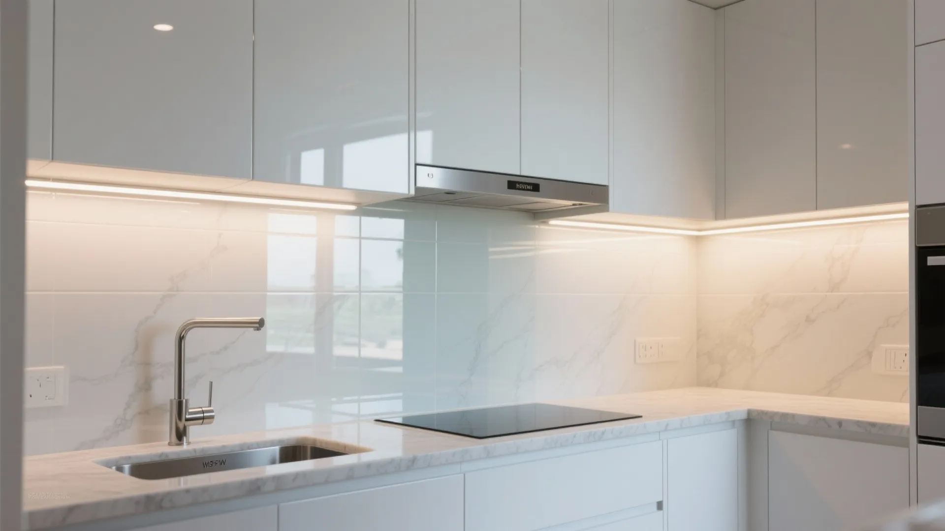 The Airy Impact of a Glass Backsplash