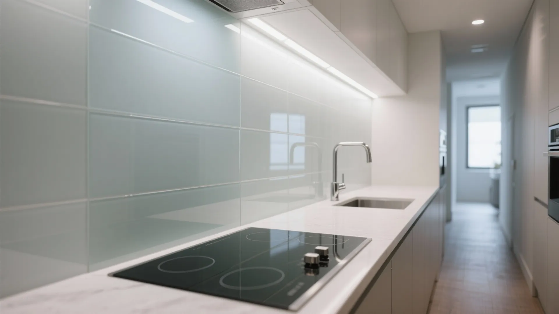 Glass backsplash clarity