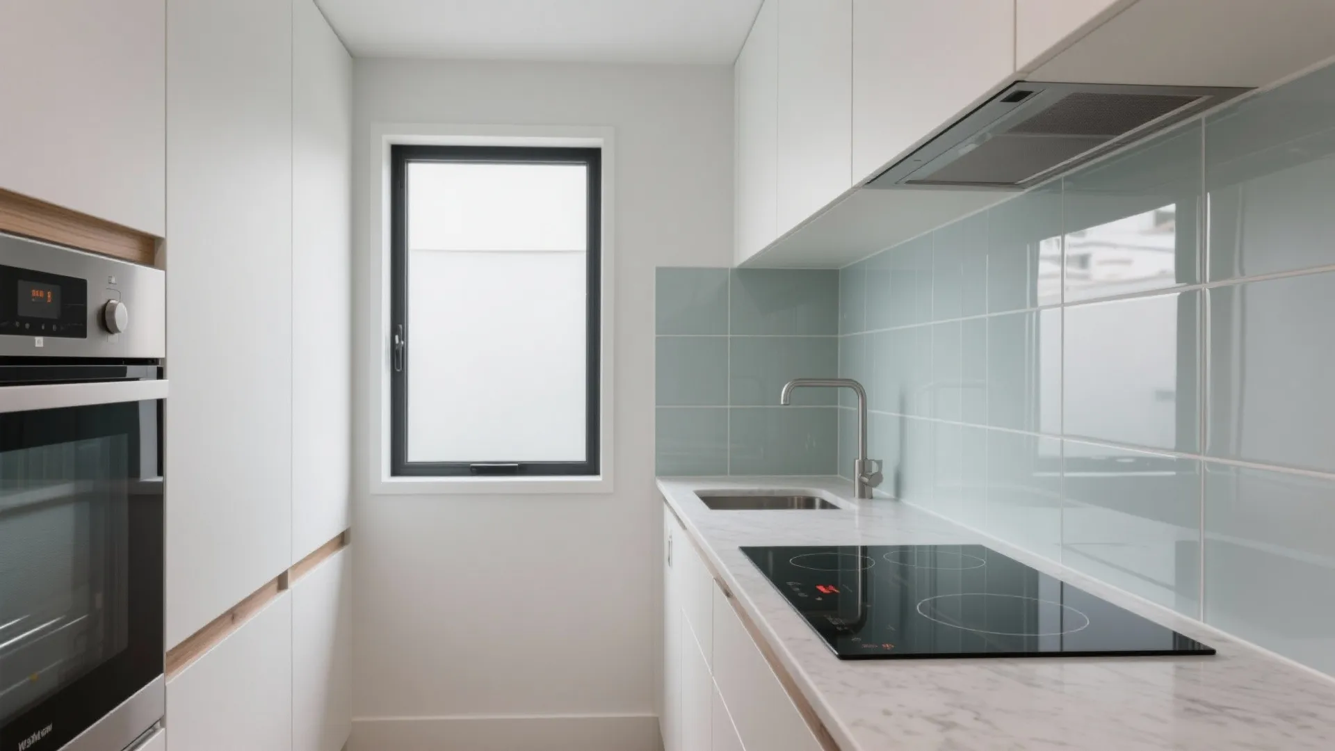 Glass Backsplash For Depth And Easy Cleanup