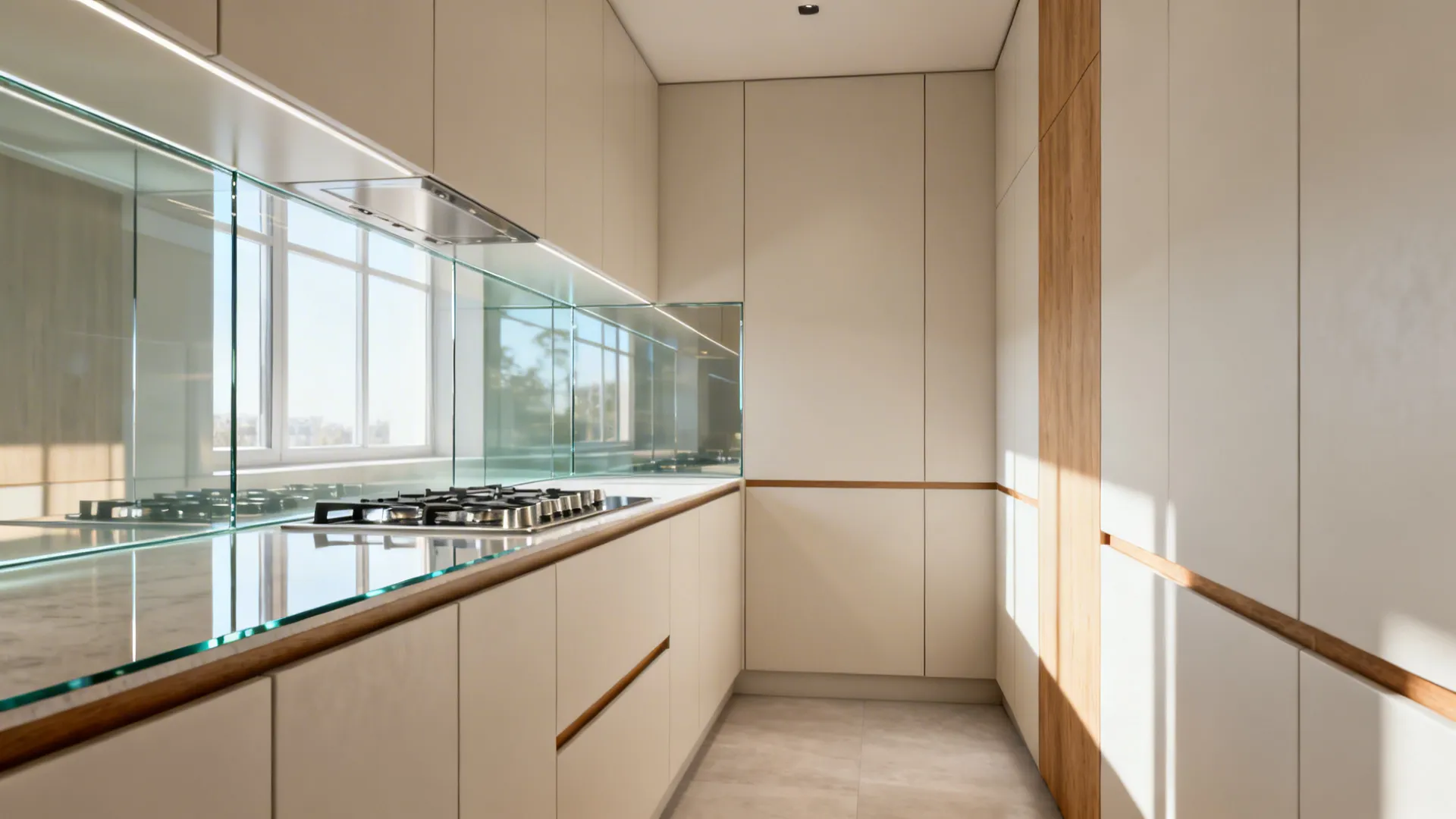 Power of a Glass Backsplash