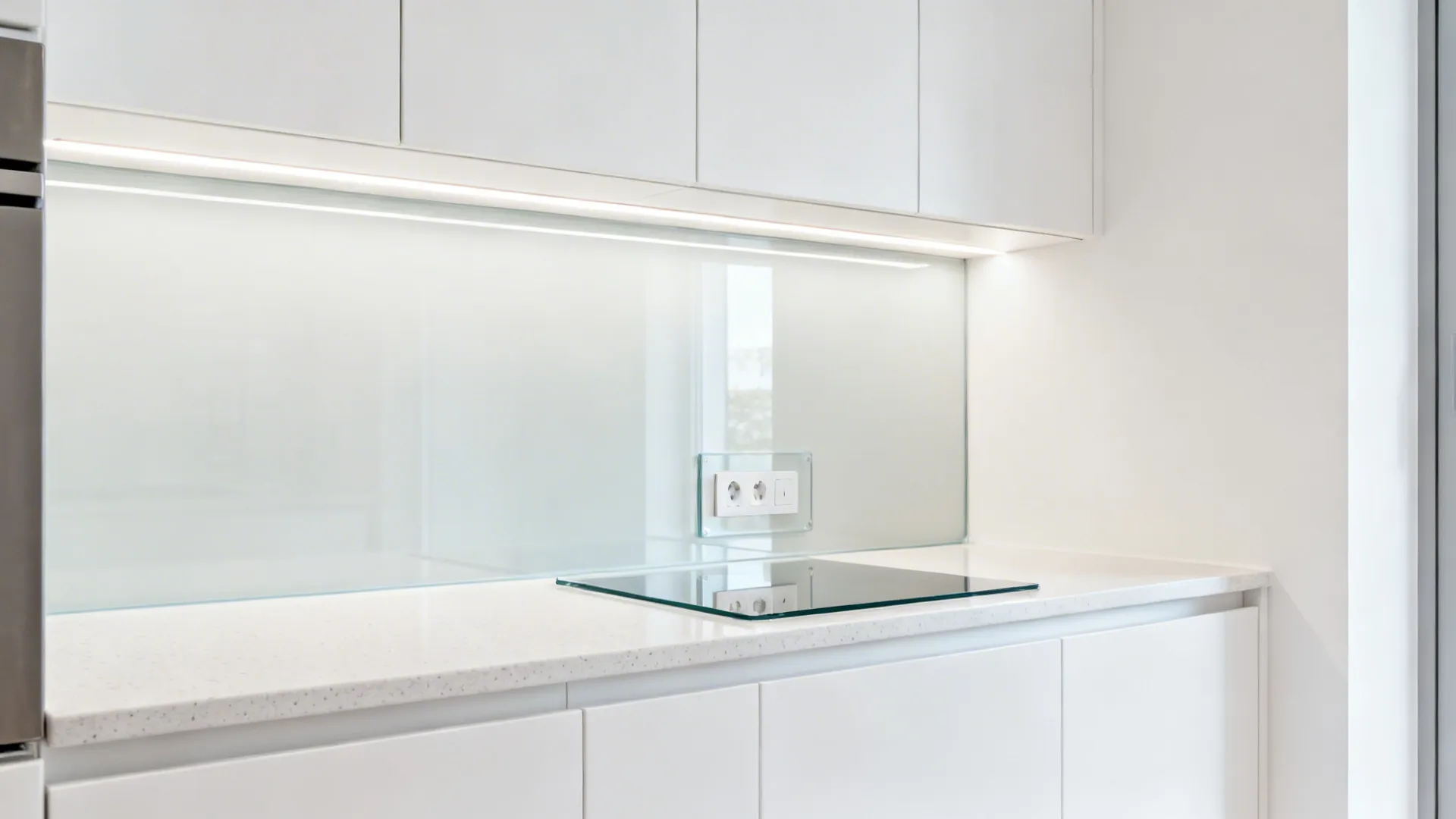 Glass Backsplashes for Light and Easy Cleaning