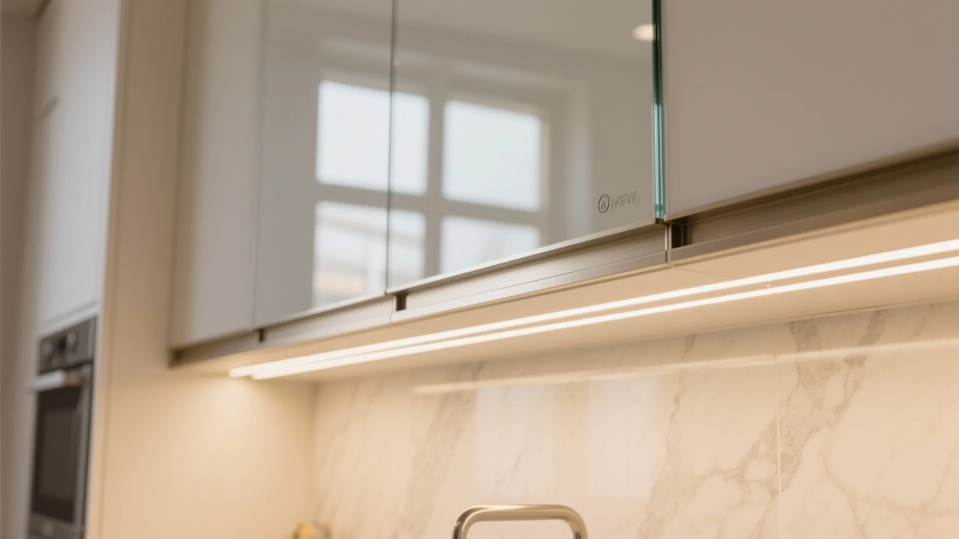 The Airy Magic of a Glass Backsplash