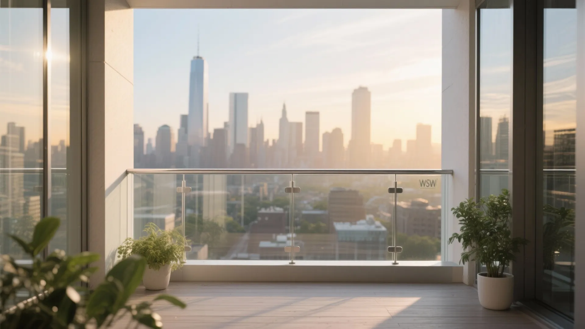 Tempered Glass Balustrade (With Slim Metal Frame)