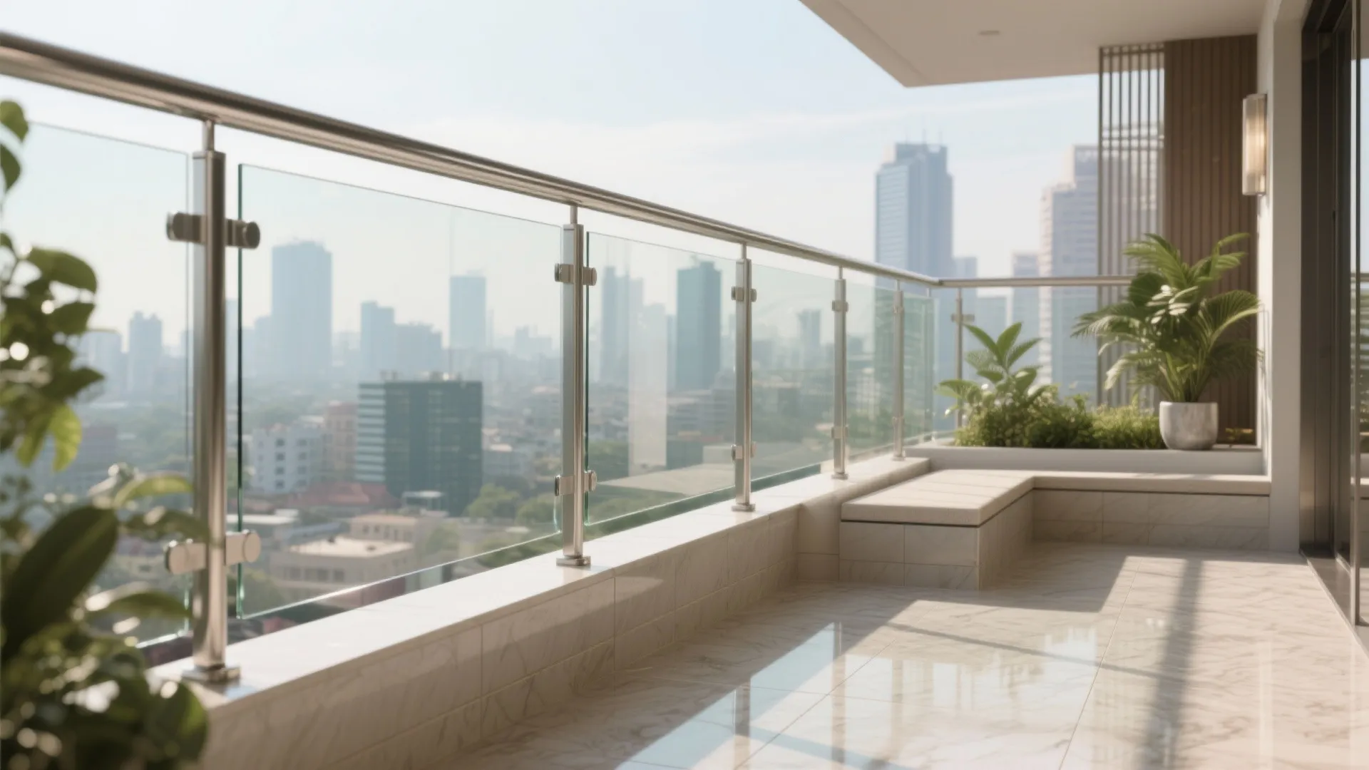 Light, Safety, and Views with Glass Balustrades