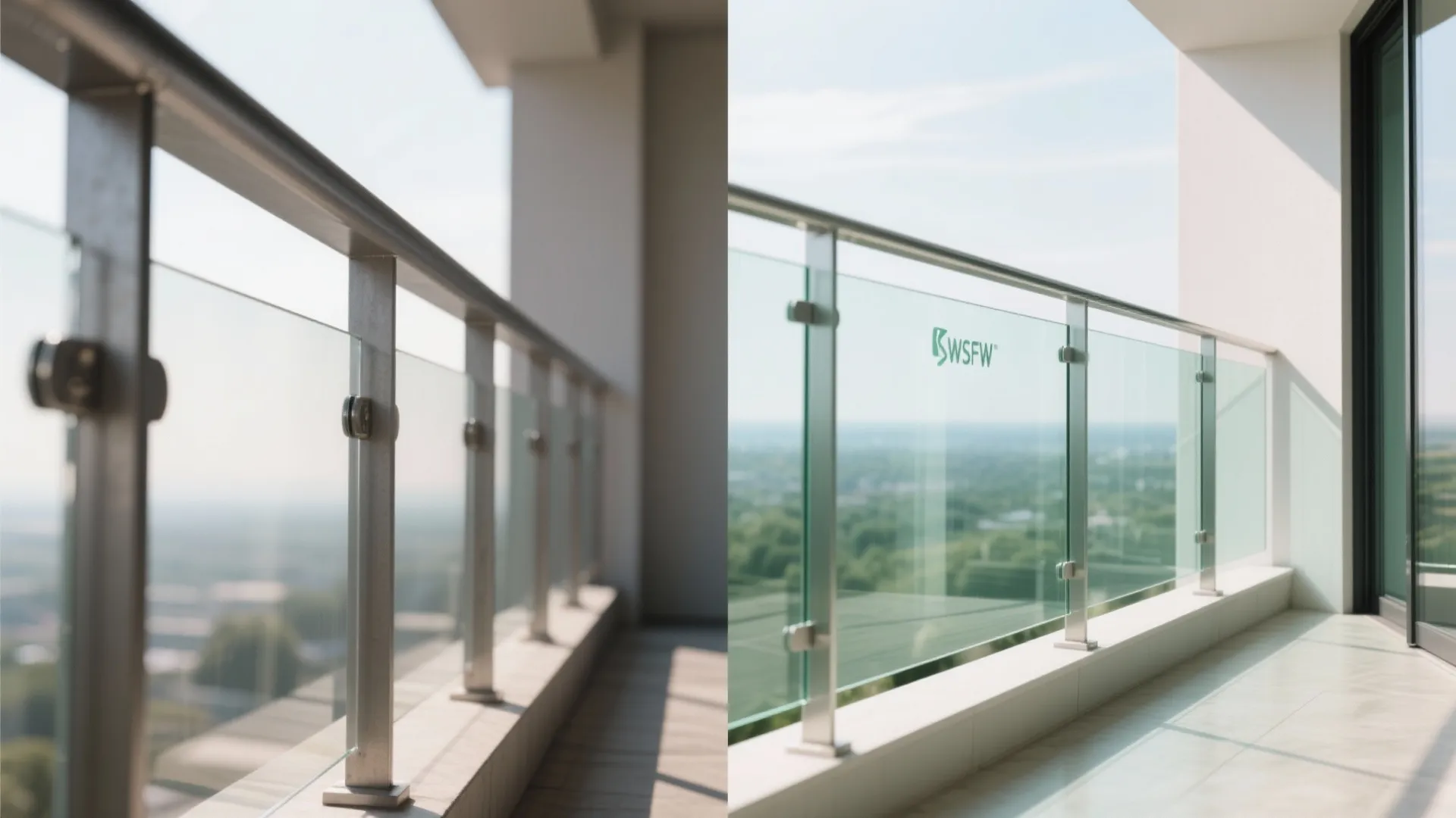 Transparent Glass Balustrades to Open the View
