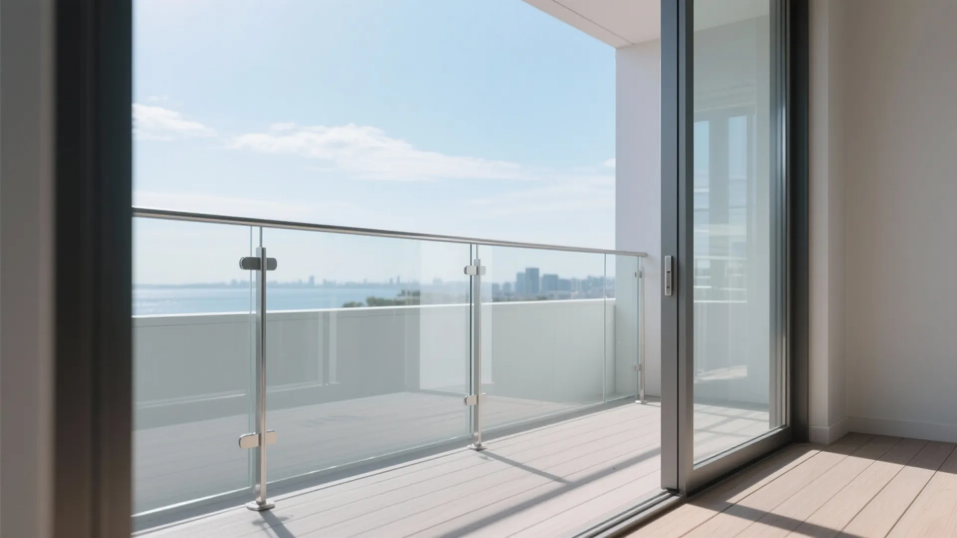 The airy clarity of glass balustrades