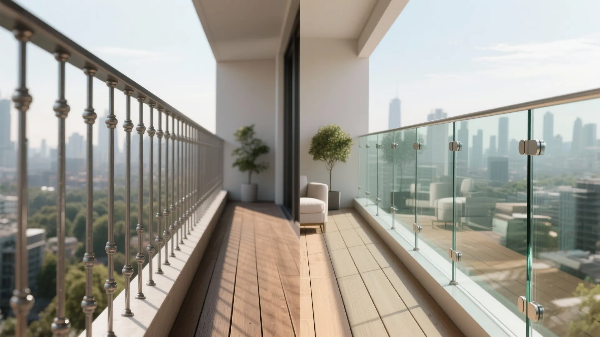 The Clarity of a Glass Balustrade