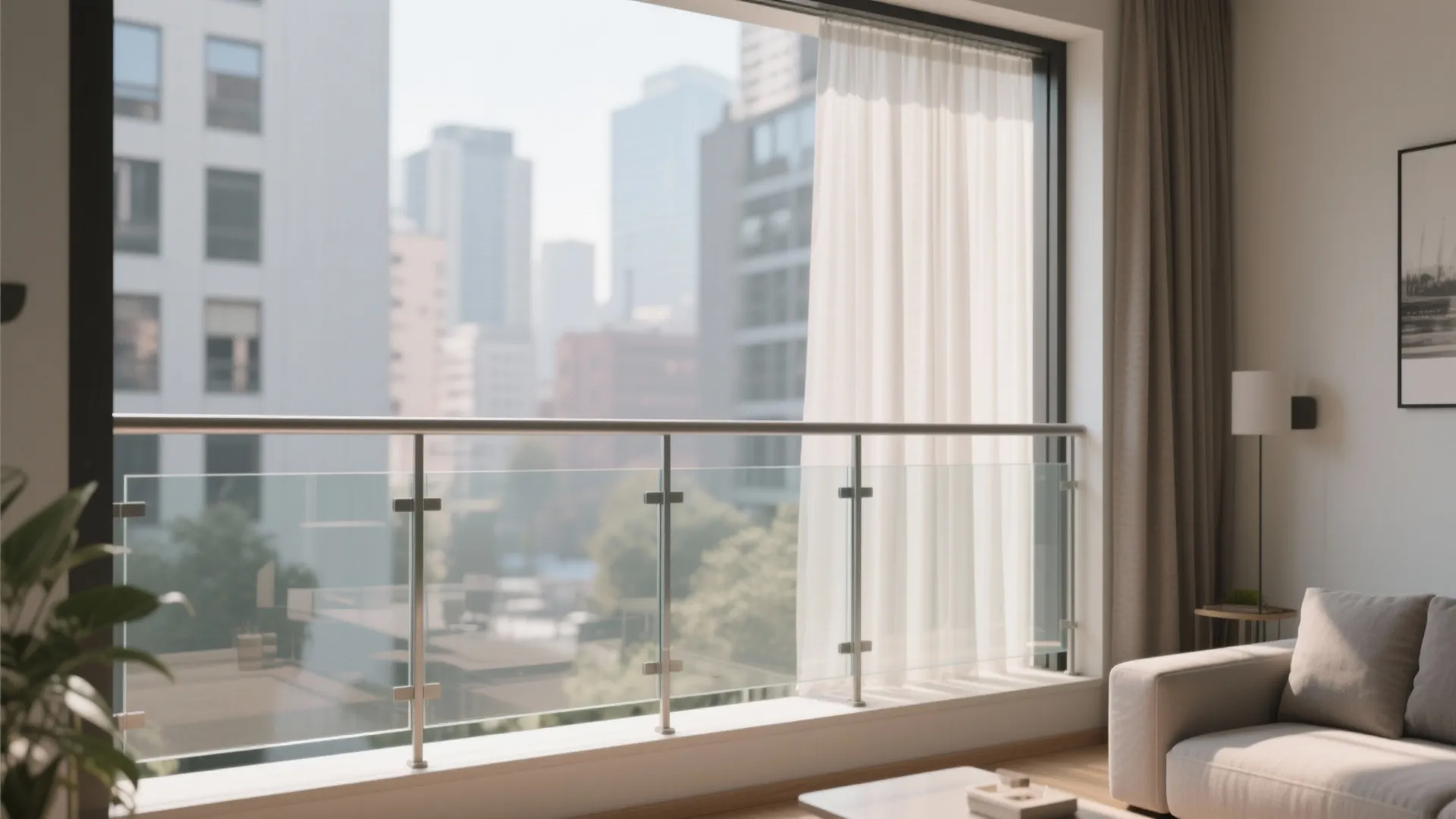 Glass Balustrade and Light-Control Backdrops