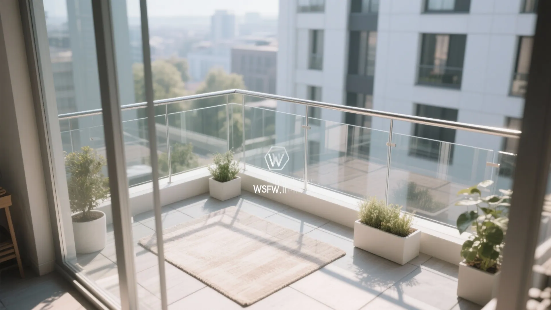 Glass Balustrade and Light-Pass Materials to Maximize Openness