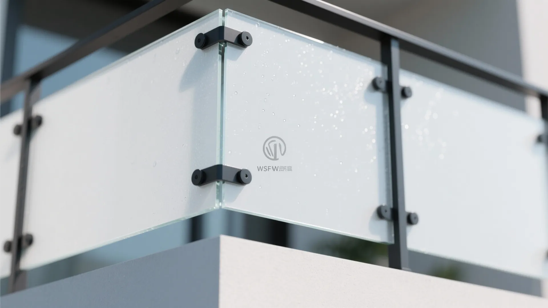 Airy Glass Railing + Light Palette