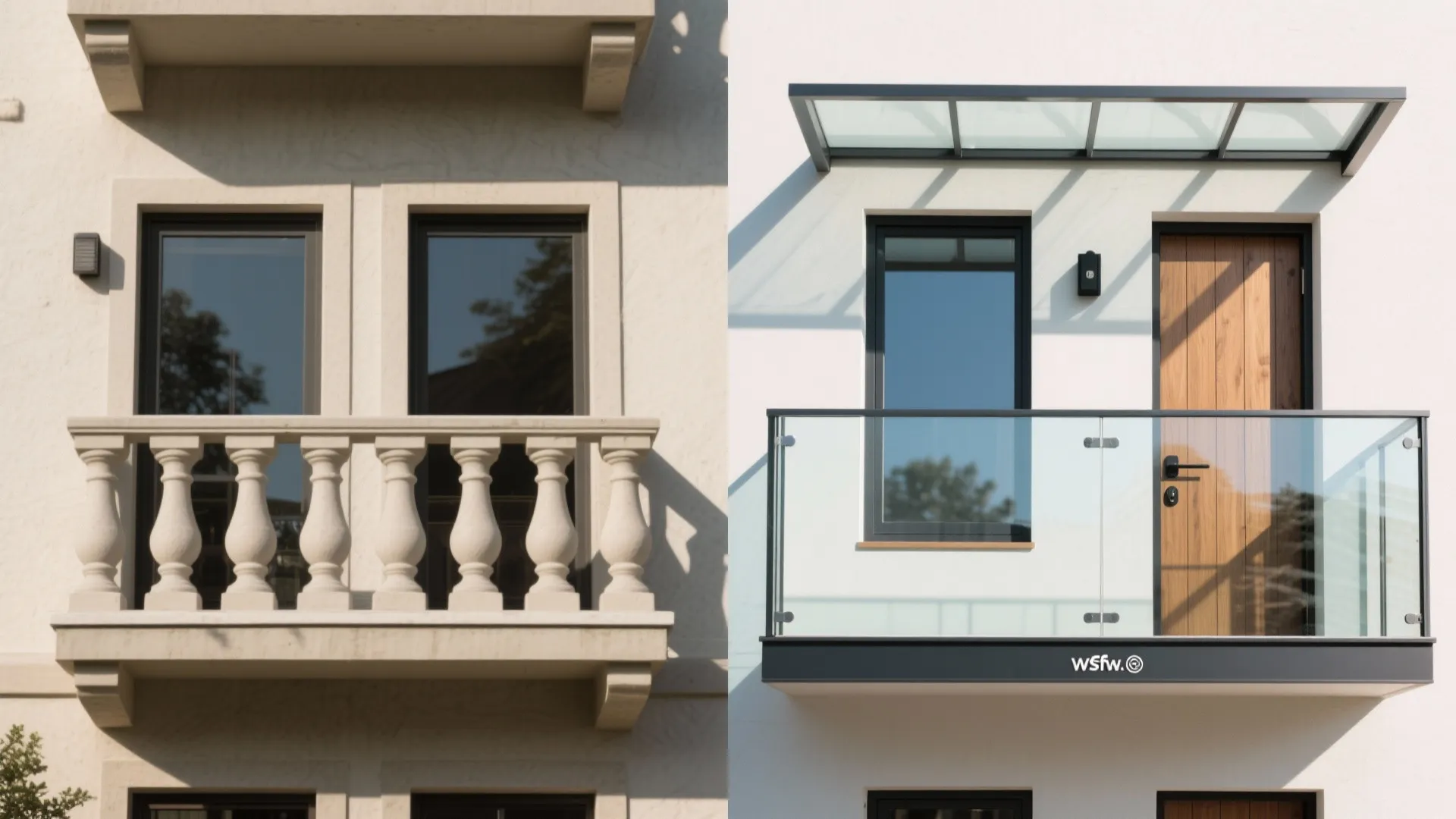 Sleek Railings and Glass for a Lighter Look