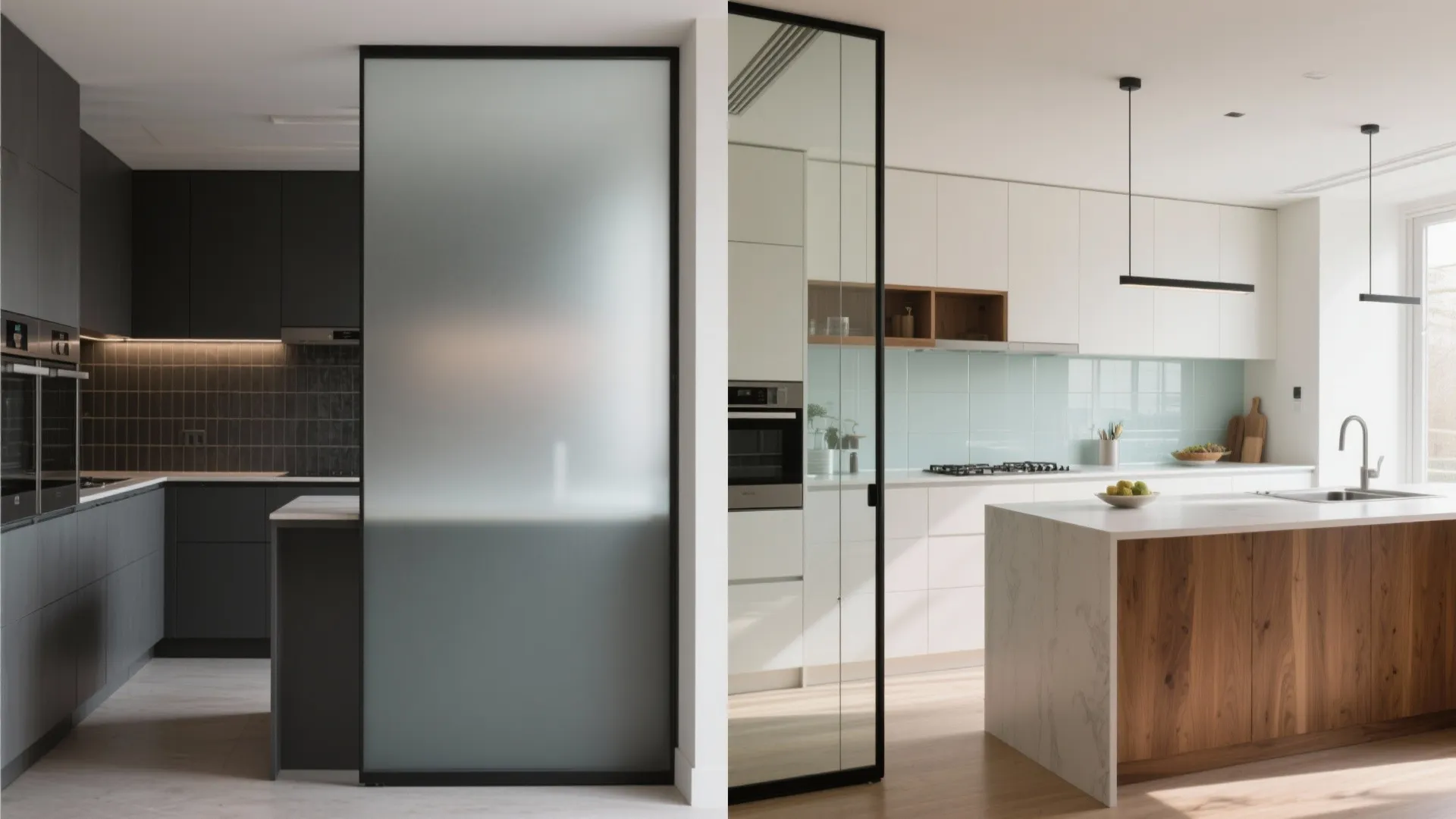 Transparent elements for light and depth