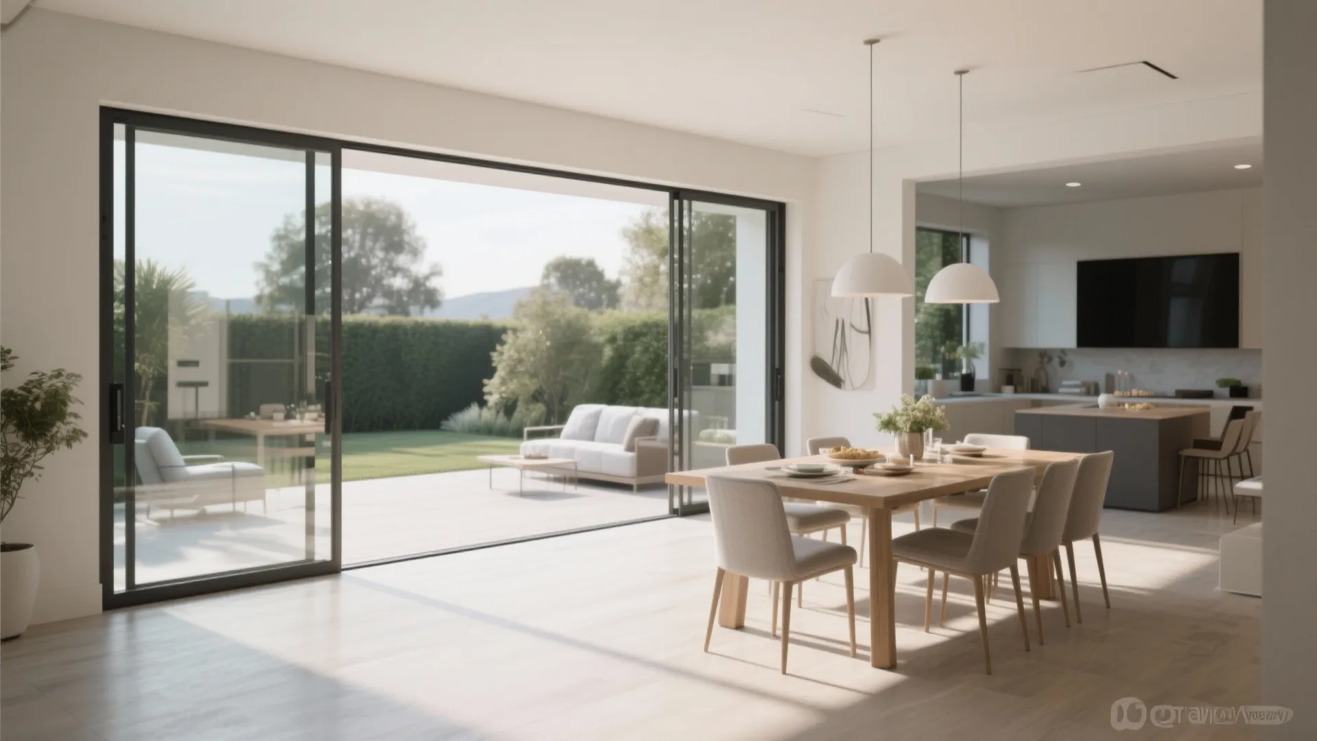 5. Glass Panel Bi-fold Doors
