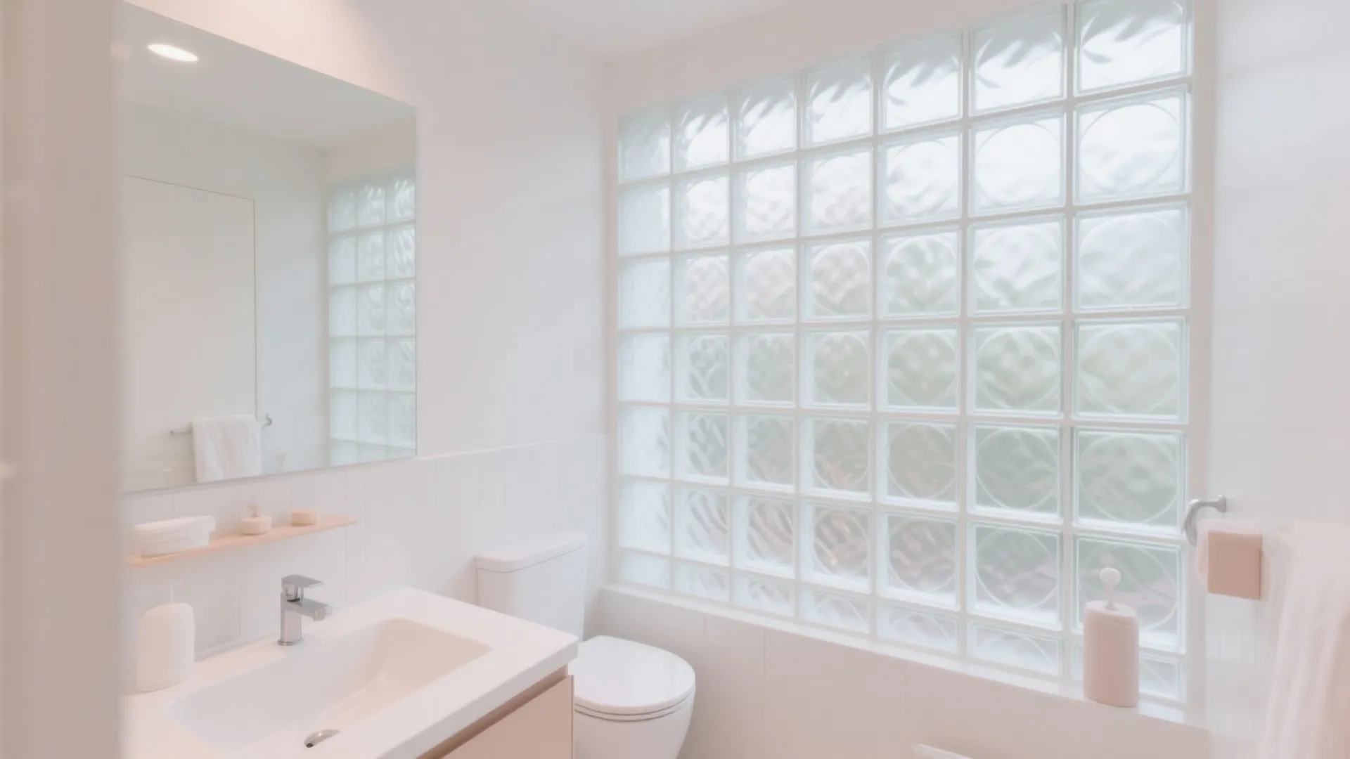 6. Glass Block Walls