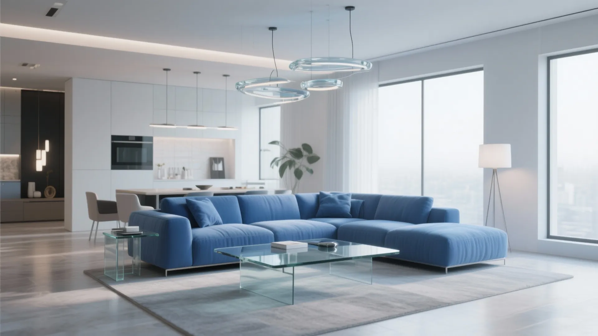 7. Glass Elements for an Airy Feel