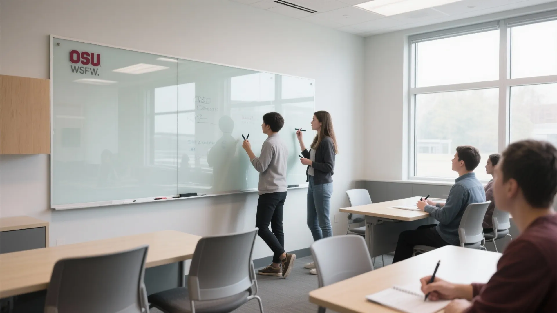 Glass boards and light bounce