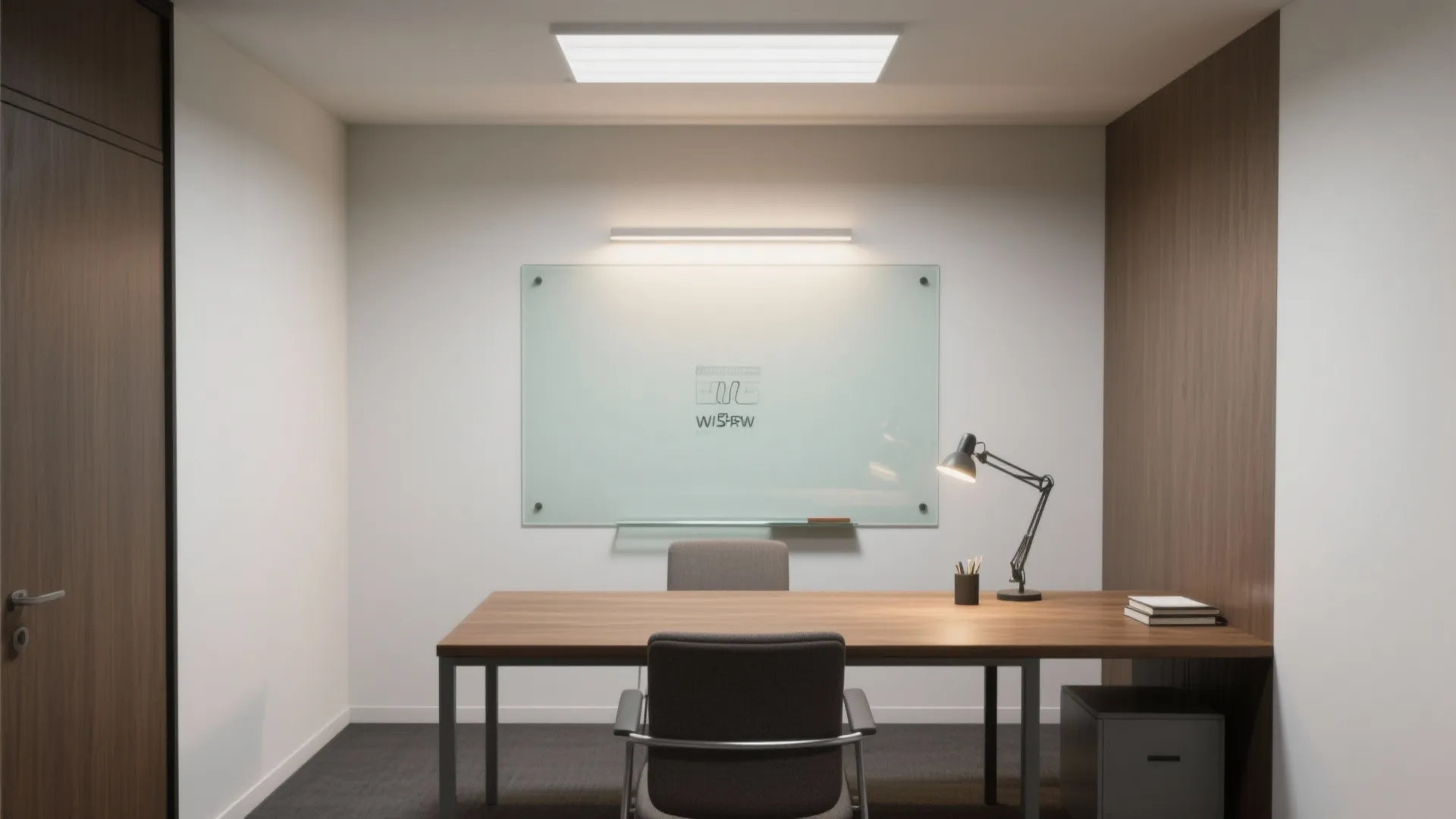 Light and Clarity: Glass Board + Pale Finishes