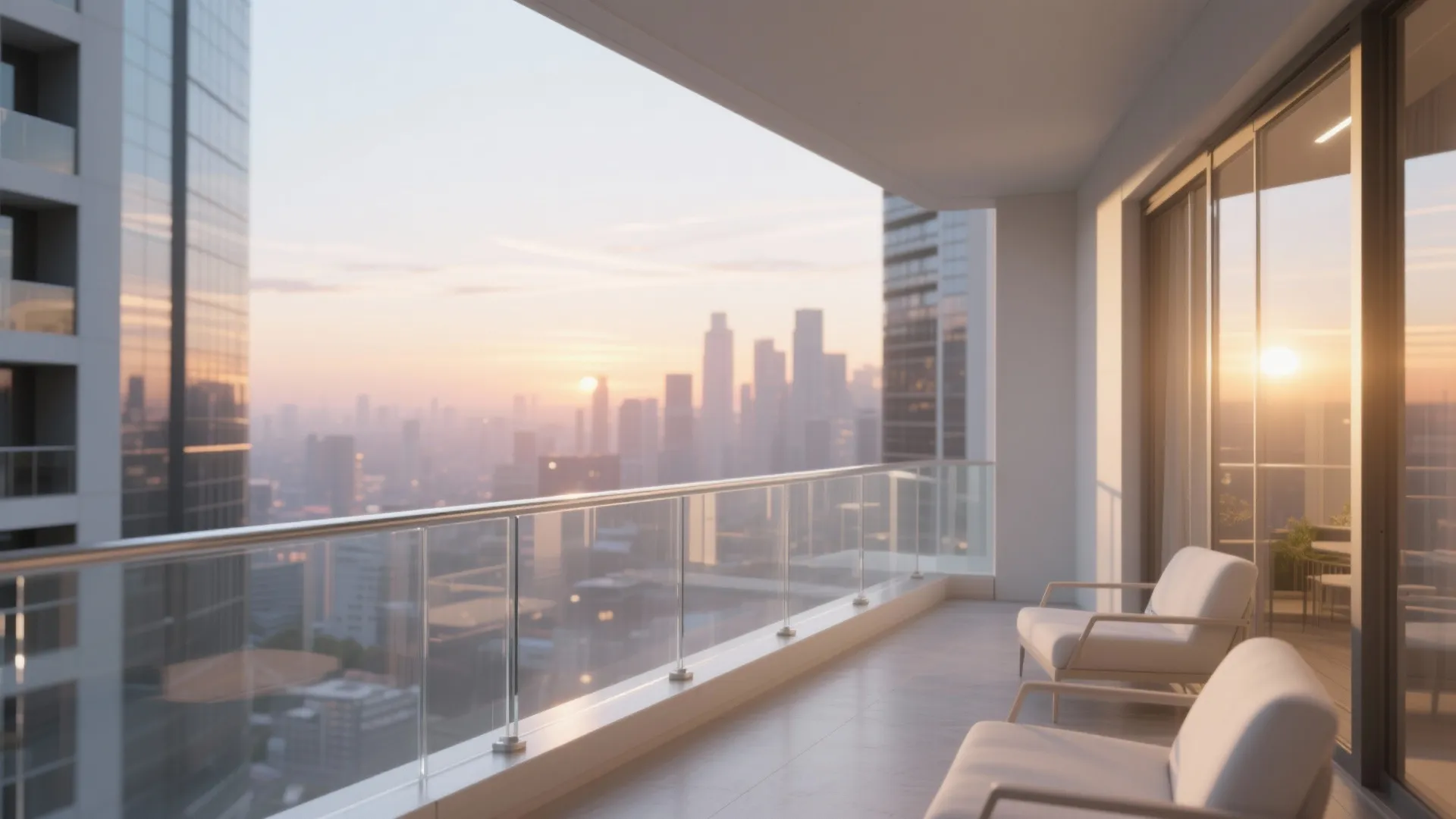 Transparent boundaries: glass, acrylic, and reflective lightness