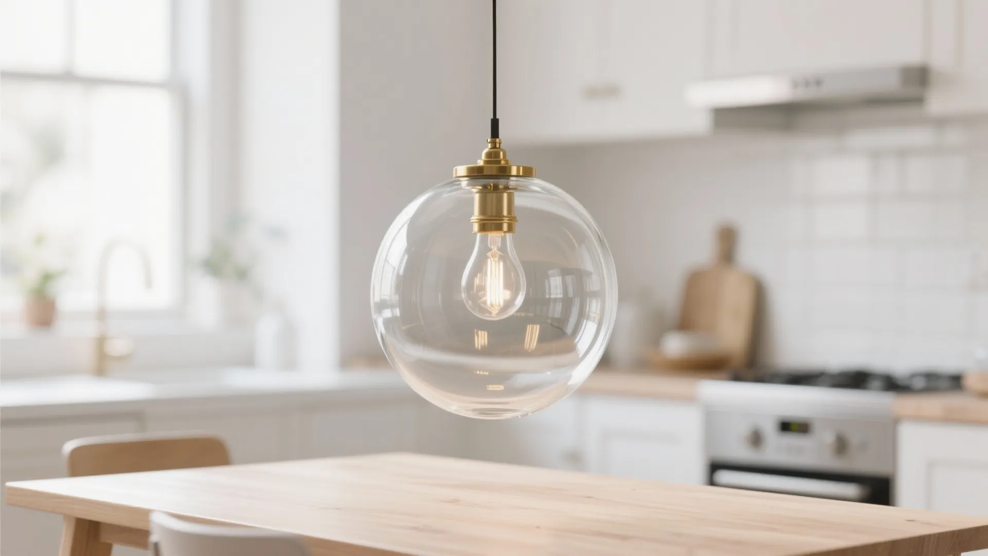 4. Combine brass with glass for timeless elegance