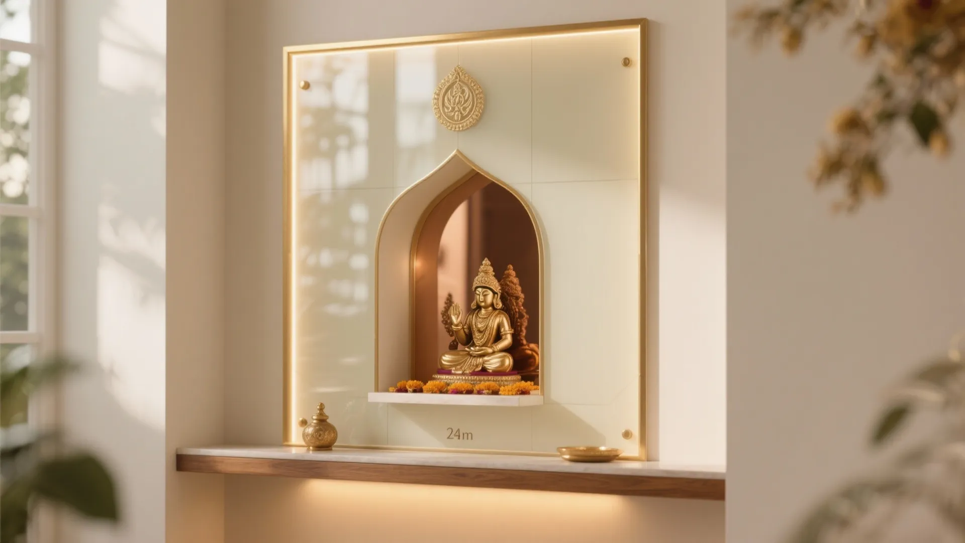 3) Glass and Brass Layers for Lightness