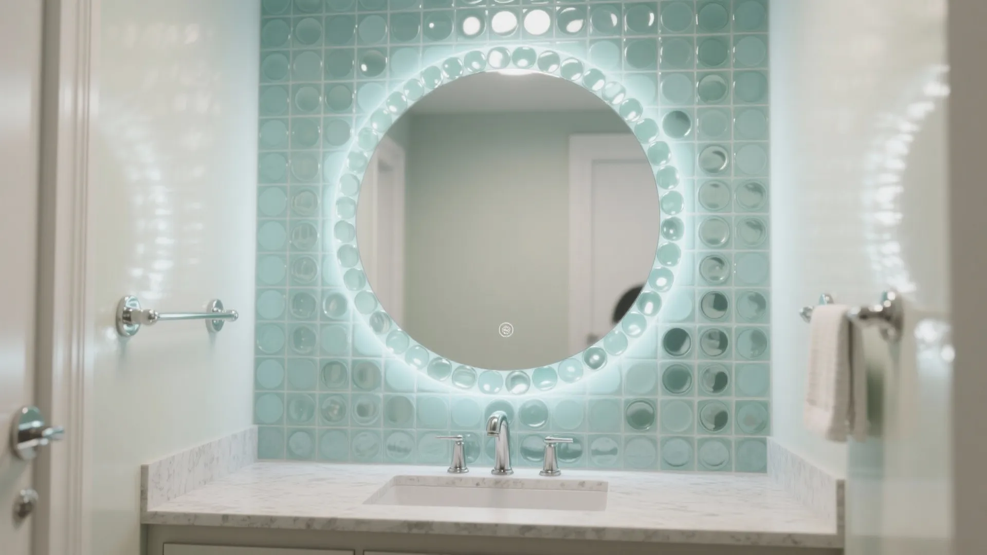 Glossy Bubble Tiles or Glass Accents