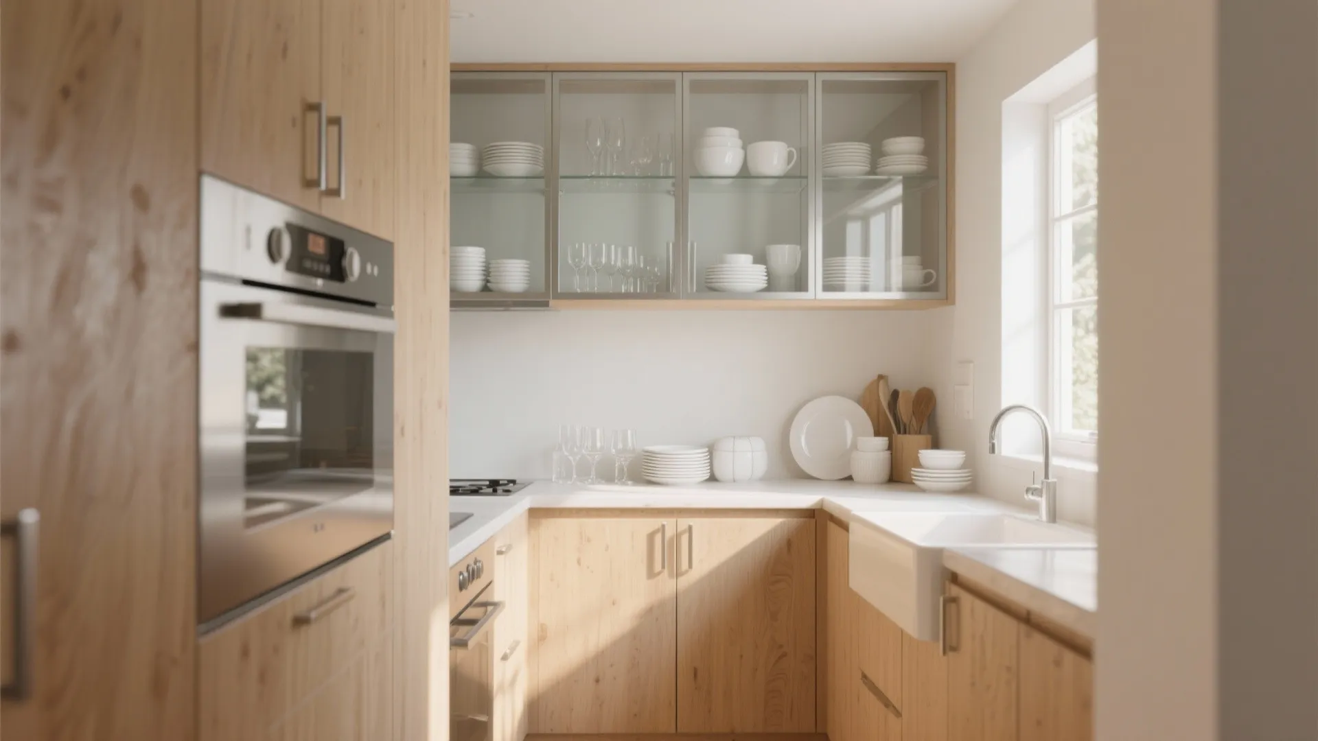 5 Glass Kitchen Cabinet Door Ideas: Creative small-space solutions for kitchen cabinet doors with glass