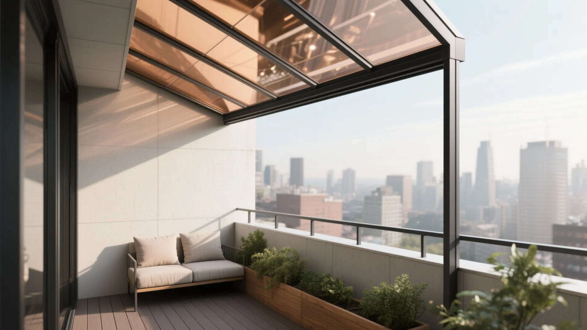 Translucent Canopy: Glass or Polycarbonate Brightness