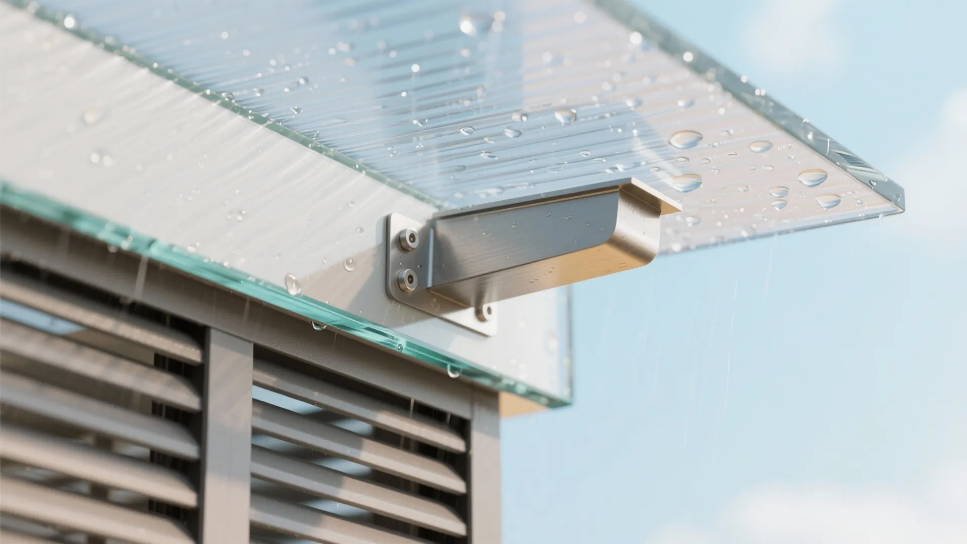 Glass + Metal Hybrid with Polycarbonate Canopy