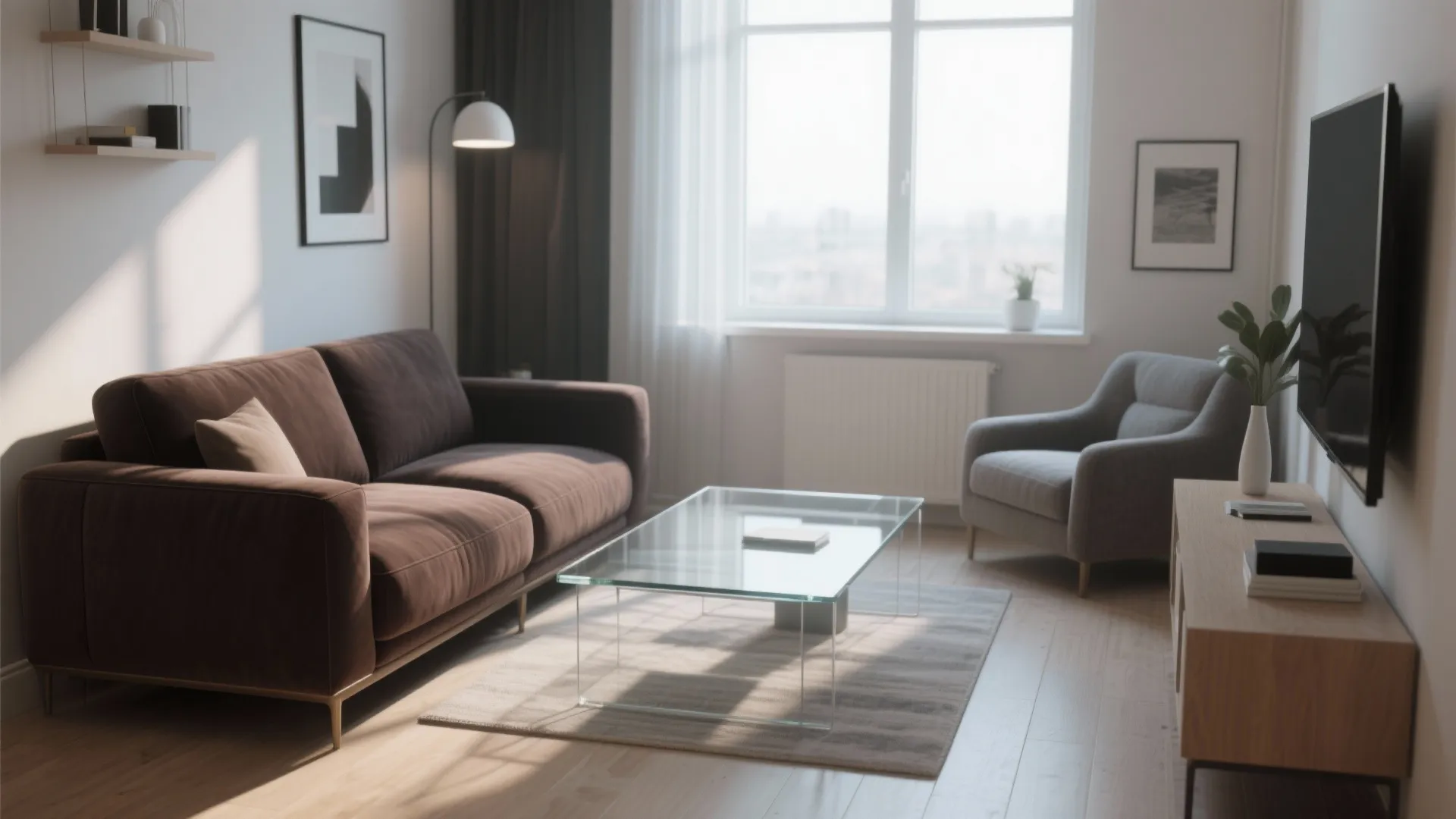 6. Glass Coffee Tables for Openness